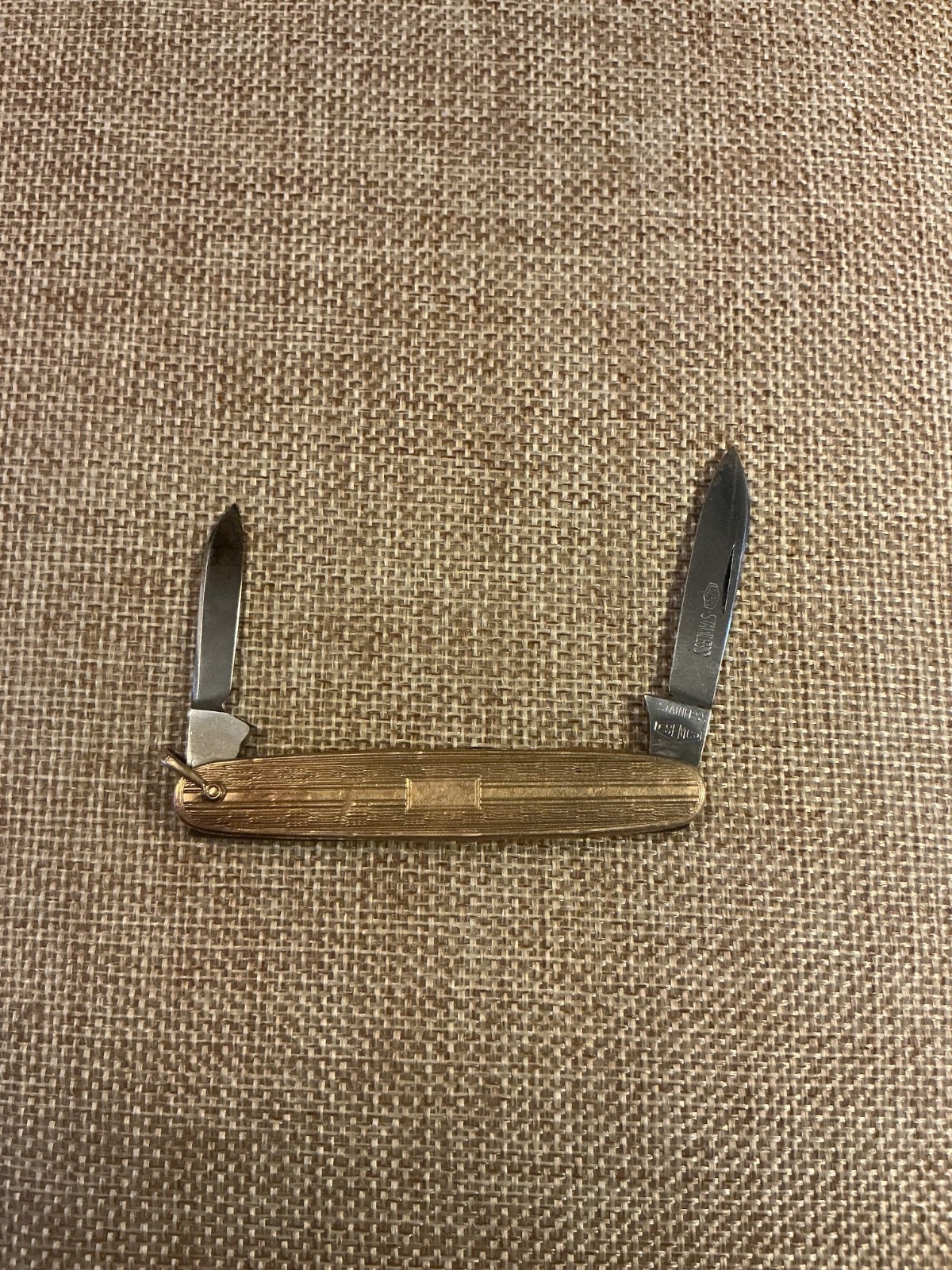 Victorian Era 10kt Yellow Gold Pocket Knife 2 3/4\ Victorian Era 10kt Yellow Gold Pocket Knife 2 3/4\