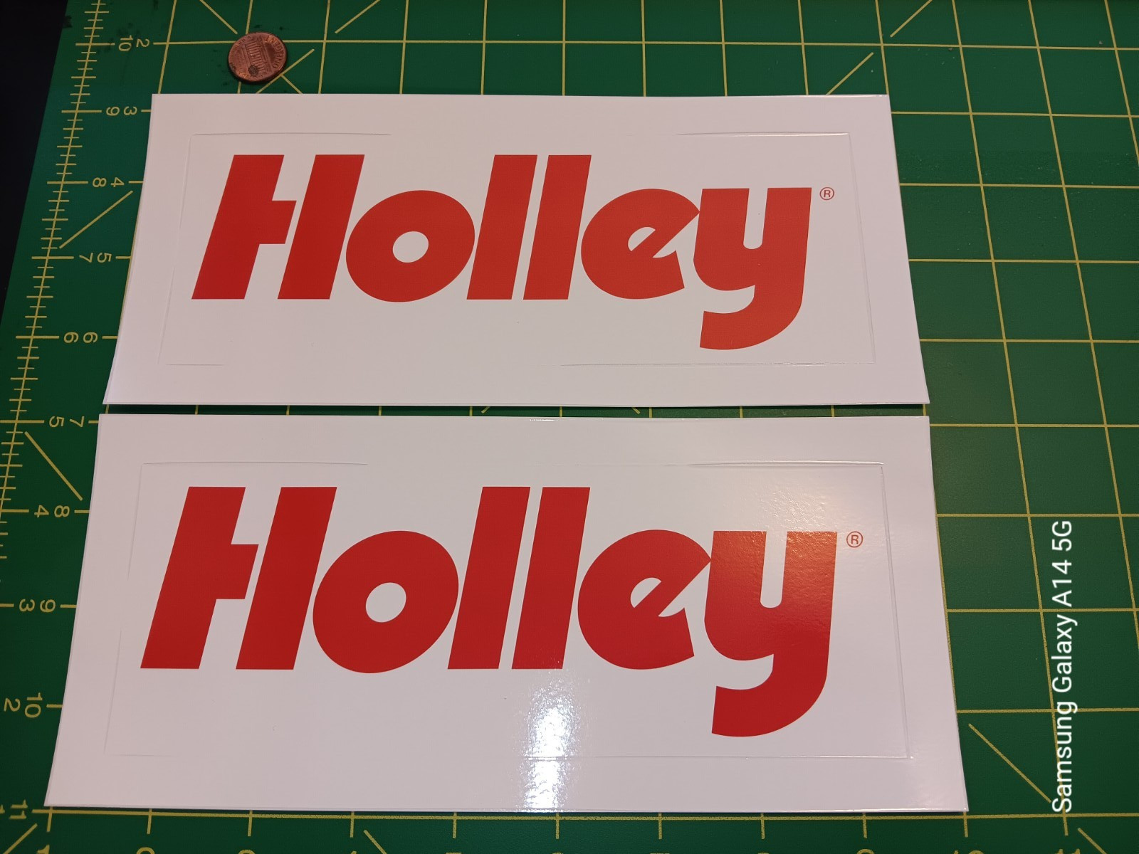 PAIR OF HOLLEY STICKERS ORIGINAL FROM HOLLEY NEW OLD STOCK