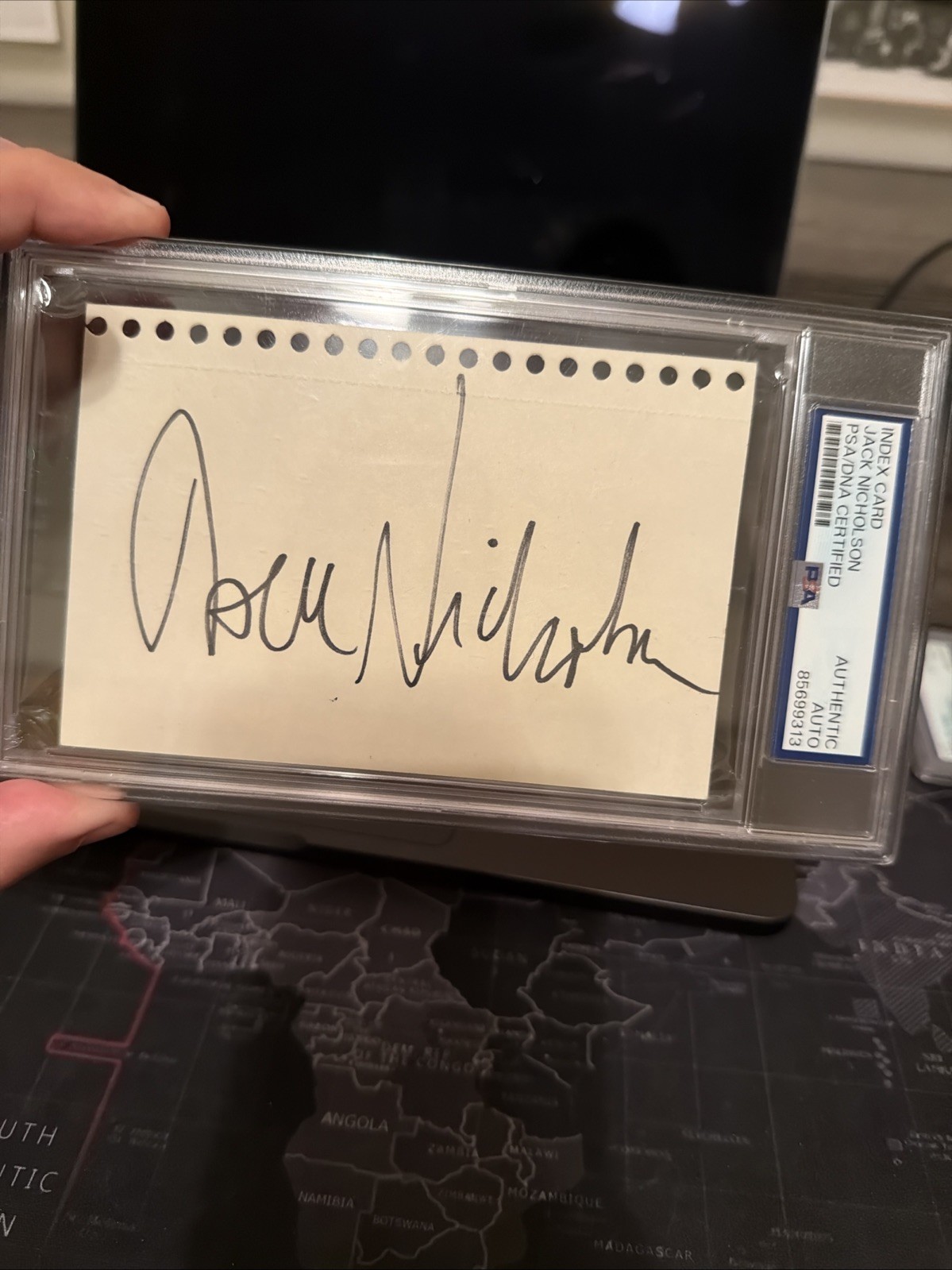 Jack Nicholson Signed Cut Auto Autograph PSA/DNA Authentic Rare Full Vintage 