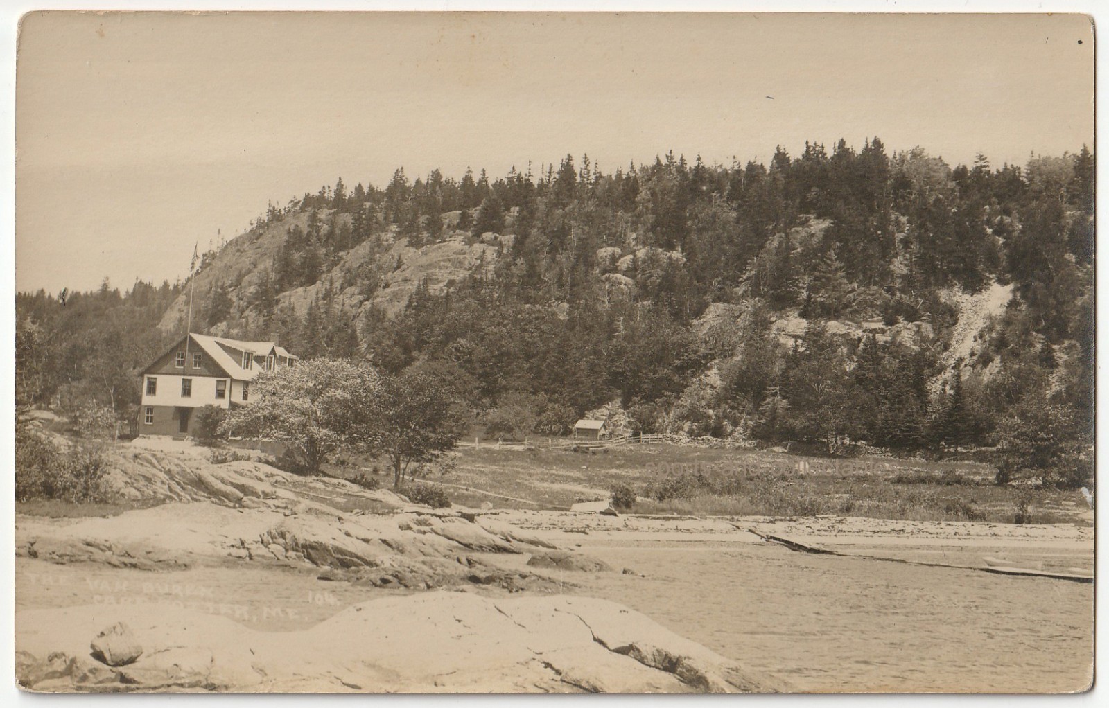 Cape Rosier, Maine - Van Buren Cottage - c1910s Eastern Illustrating Co. rppc