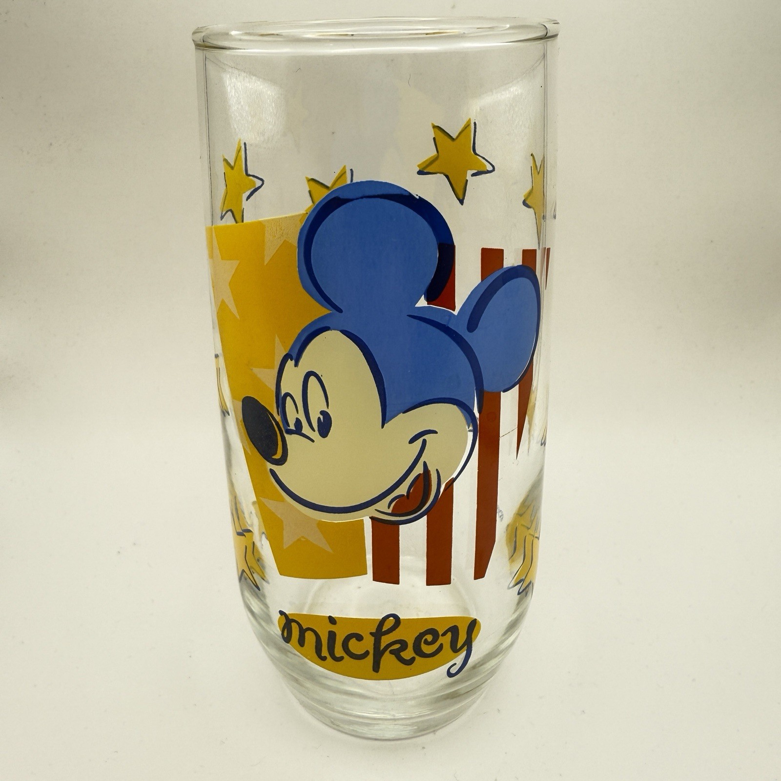 Vintage Disney Mickey Mouse Glass 12oz