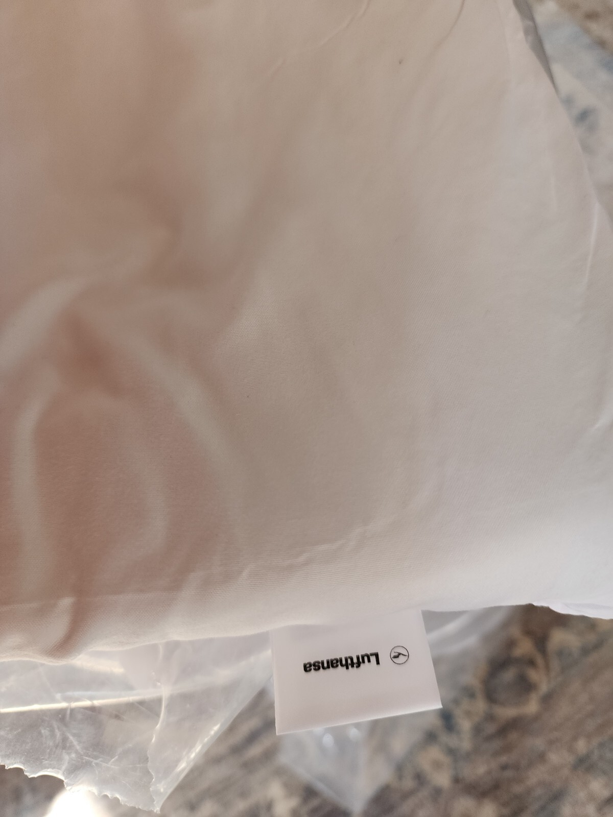 LUFTHANSA German AIRLINE Pillow NEW Standard Cotton Airlines LUFTHANSA German AIRLINE Pillow NEW Standard Cotton Airlines