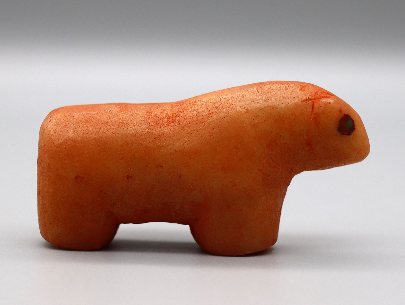 Vintage Alabaster Zuni Horse Fetish, Possibly Theodore Kucate Vintage Alabaster Zuni Horse Fetish, Possibly Theodore Kucate