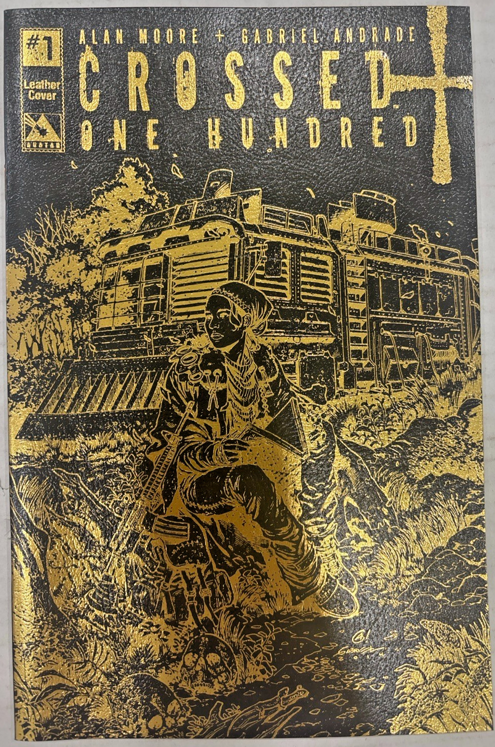 Crossed +100 #1 Leather Cover Alan Moore Gabriel Andrade Avatar Press VF