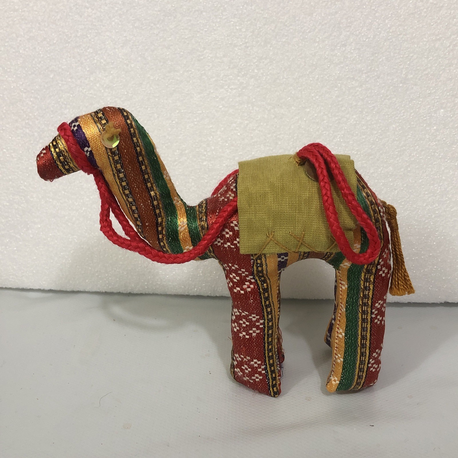 Vintage Camel Embroidered Patchwork Handcrafted Folk Art 5\