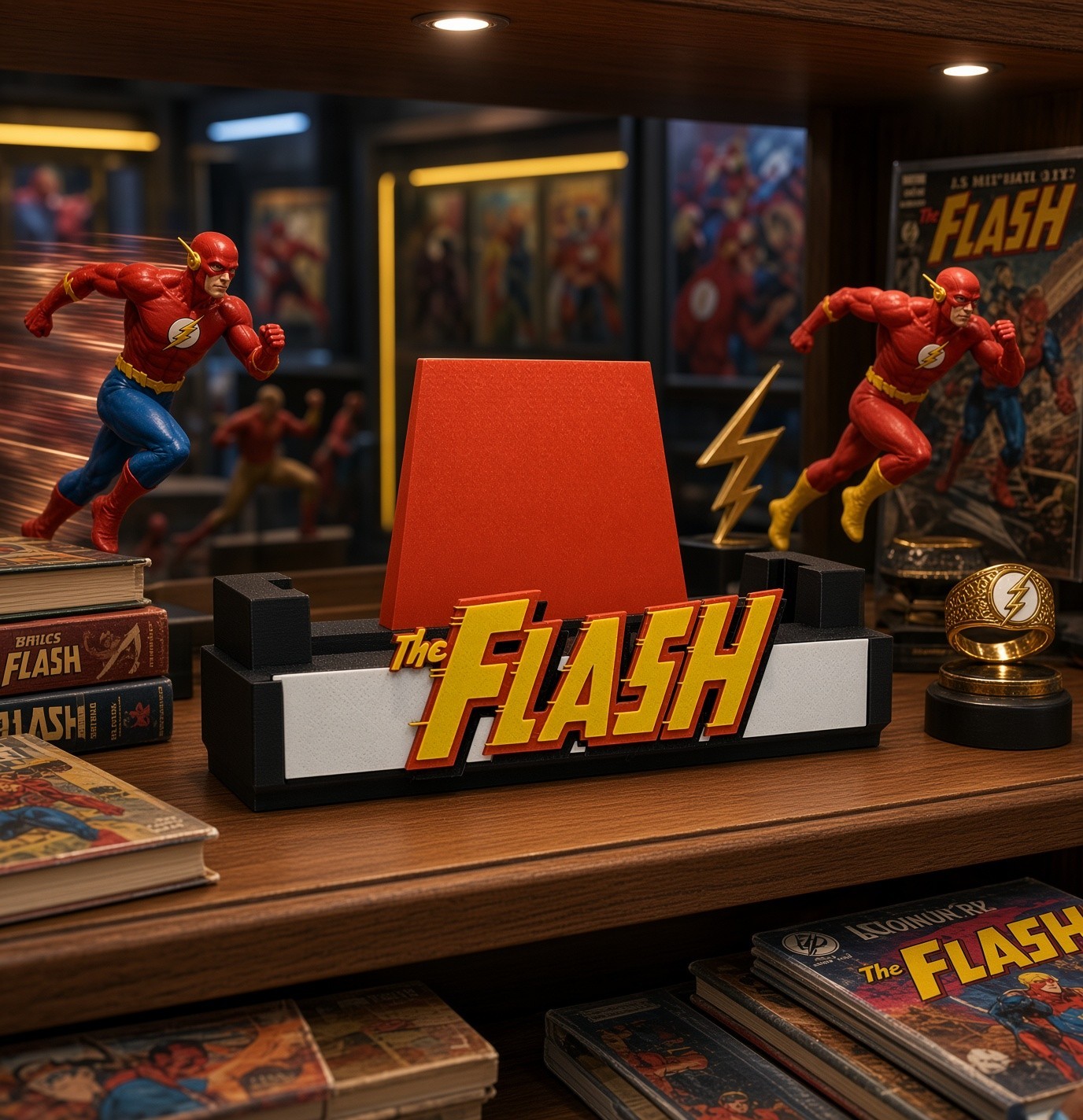 The Flash Comic Book Display Stand for Graded CGC, CBCS, and Non-Graded Comics The Flash Comic Book Display Stand for Graded CGC, CBCS, and Non-Graded Comics