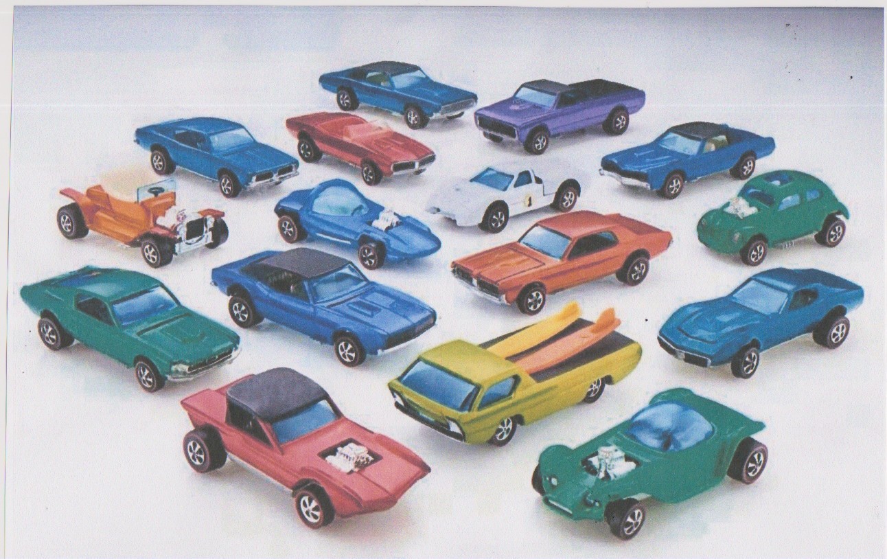 1968/1969 Hot Wheels Collectable Cars Checklist with Sweet 16 1968 Cars Picture