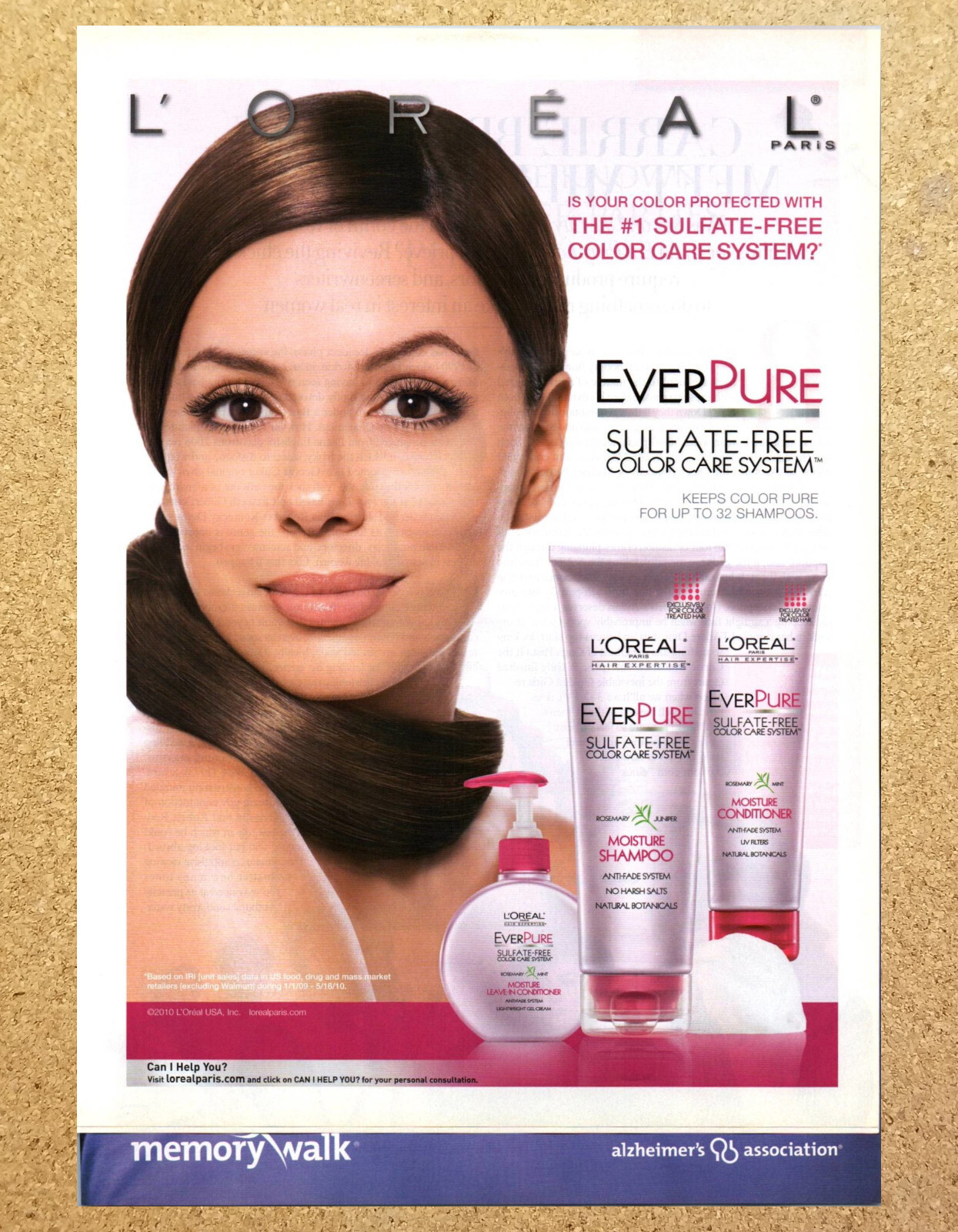L\'Oreal Ever Pure Eva Longoria Skin Care - Magazine Print Ads Ephemera Art 2010 L\'Oreal Ever Pure Eva Longoria Skin Care - Magazine Print Ads Ephemera Art 2010