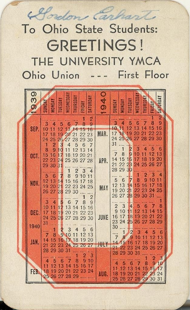 1939-40 Advertising Pocket Calendar 1939-40 Advertising Pocket Calendar