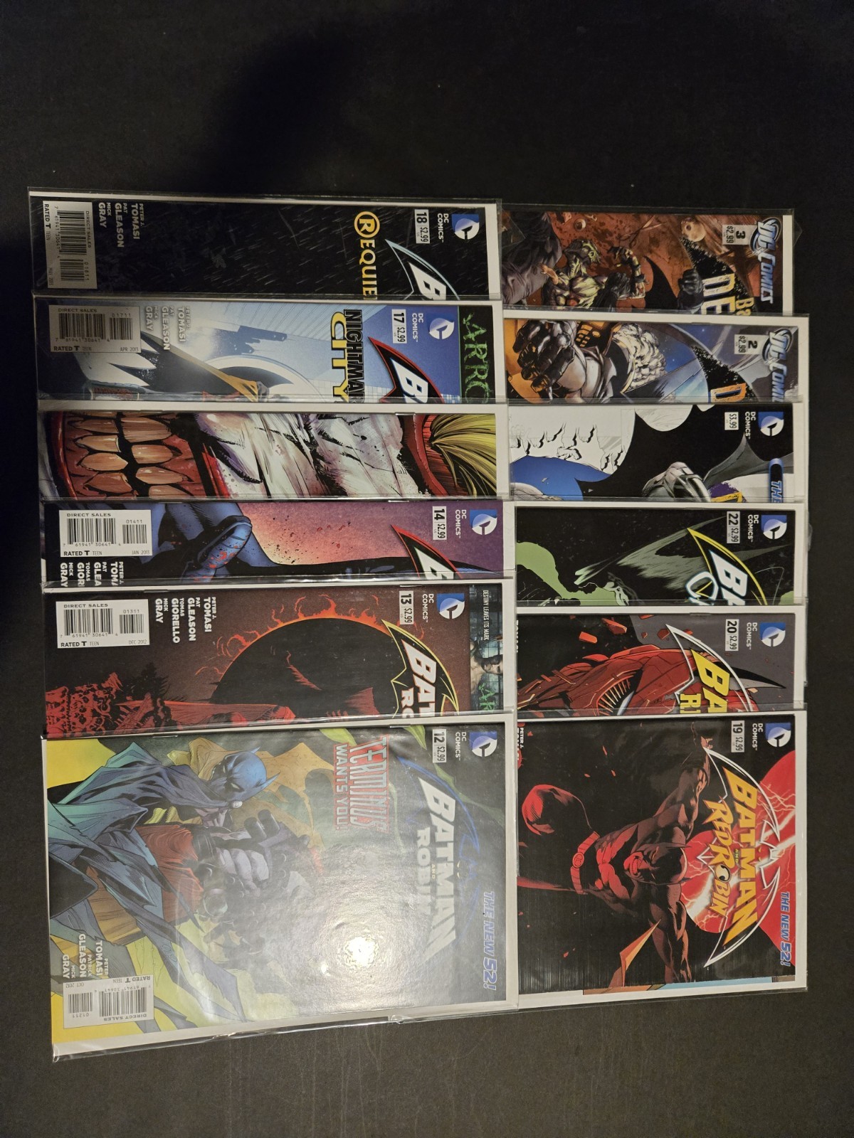 Batman and Robin DC Comics Comic Book Lot - Mixed Lot, Modern Age 2014, Tomasi
