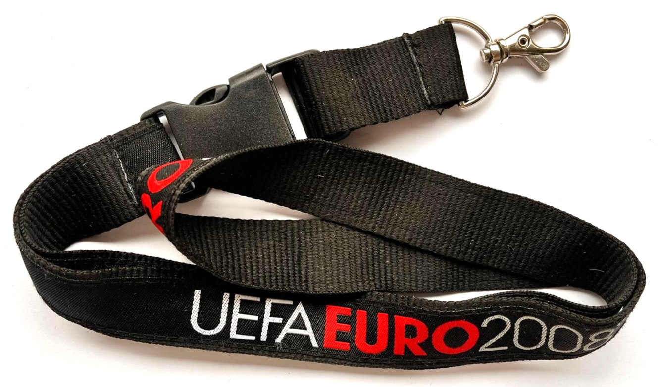 UEFA Euro 2008 Lanyard Lanyard NEW (H34) UEFA Euro 2008 Lanyard Lanyard NEW (H34)