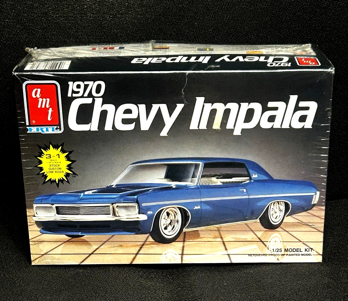 AMT Chevy 1970 IMPALA 3 in 1 model kit NEW in FACTORY SEALED BOX-1987 Edition