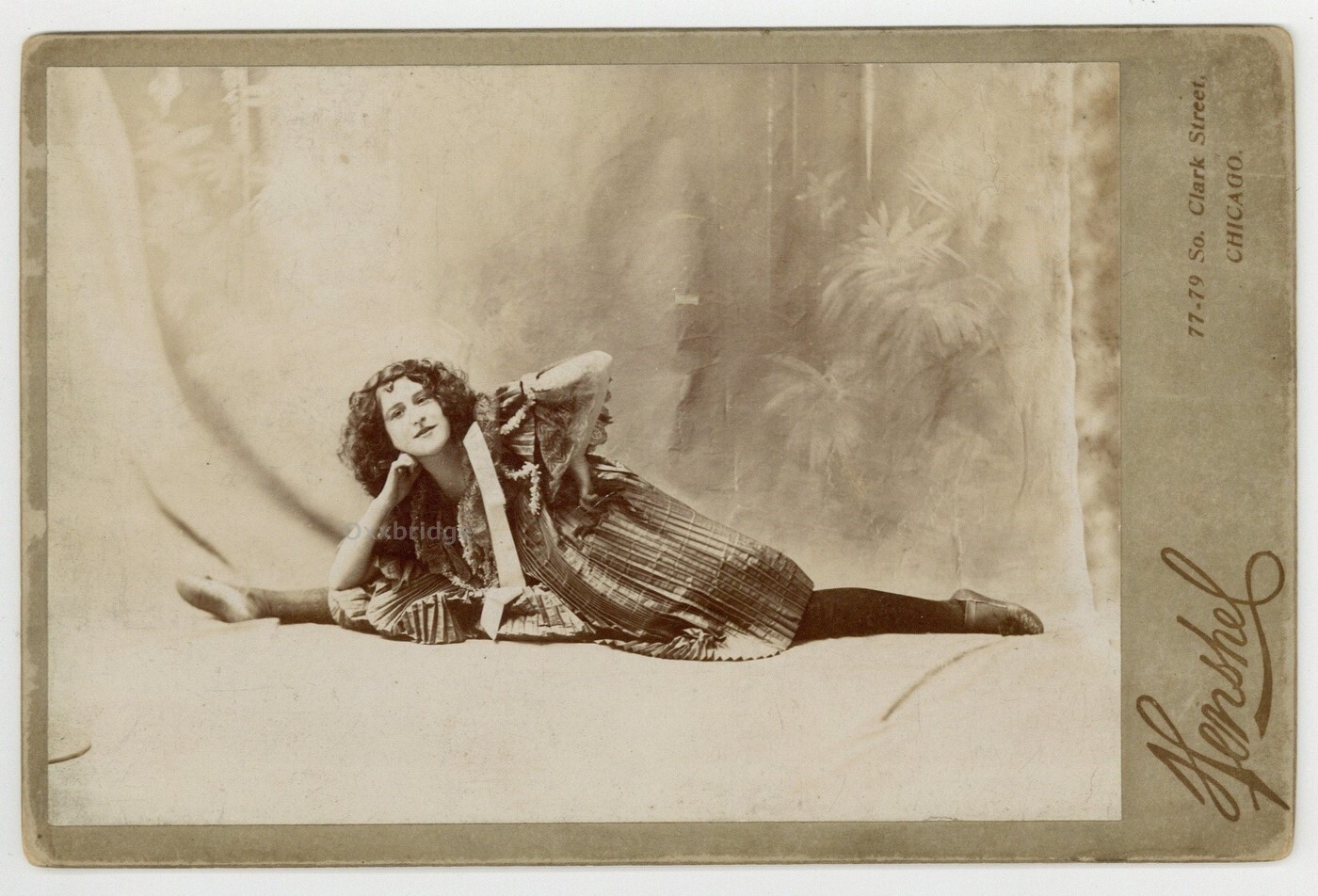 Female Prostitute 1880 Cabinet Card Brothel Photo Sex Worker Dramatic Pose 