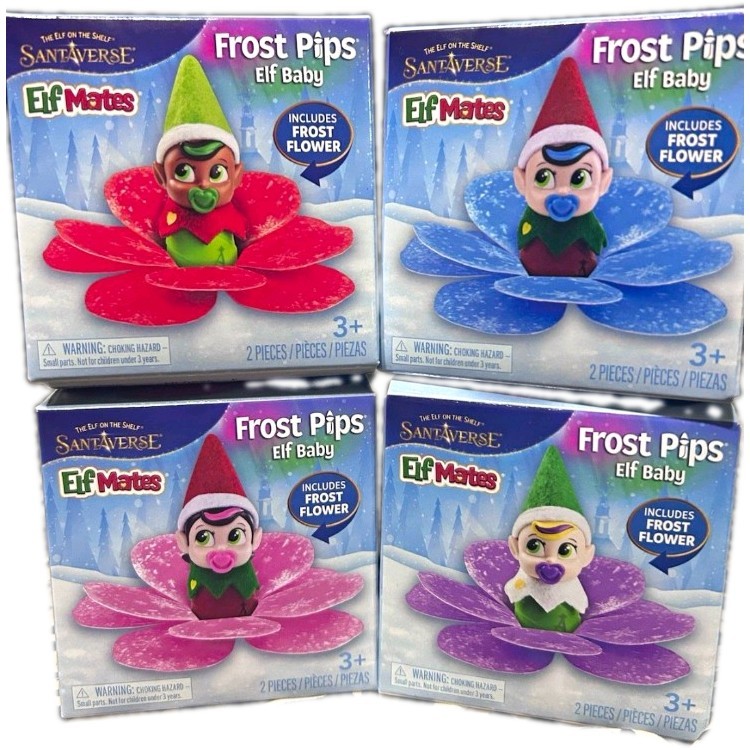 Elf Mates Frost Pips Elf Baby. Lot of 4. From Elf on the Shelf SantaVerse. New Elf Mates Frost Pips Elf Baby. Lot of 4. From Elf on the Shelf SantaVerse. New