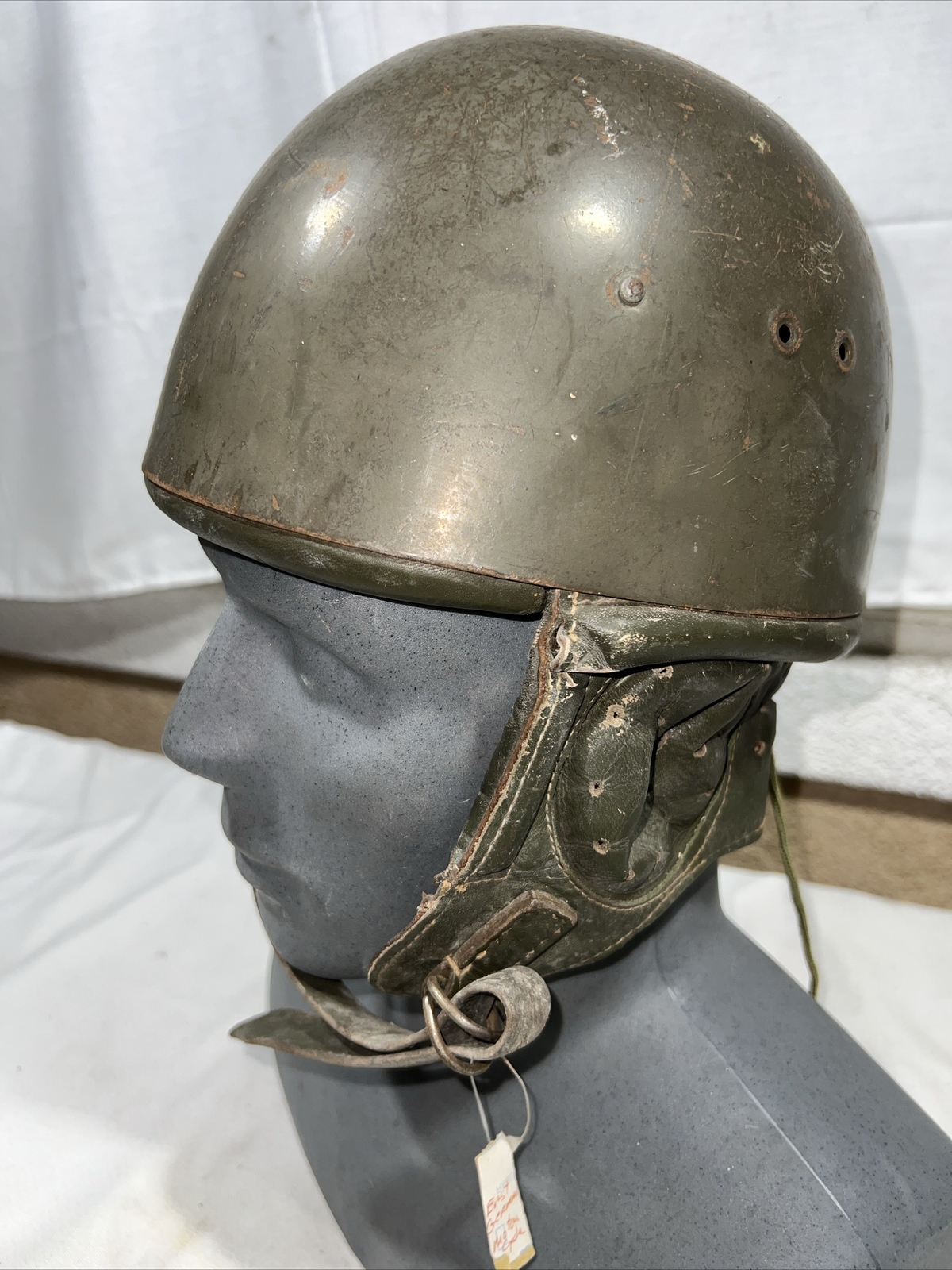 Vintage East Germany Paratrooper Helmet Military Very Rare