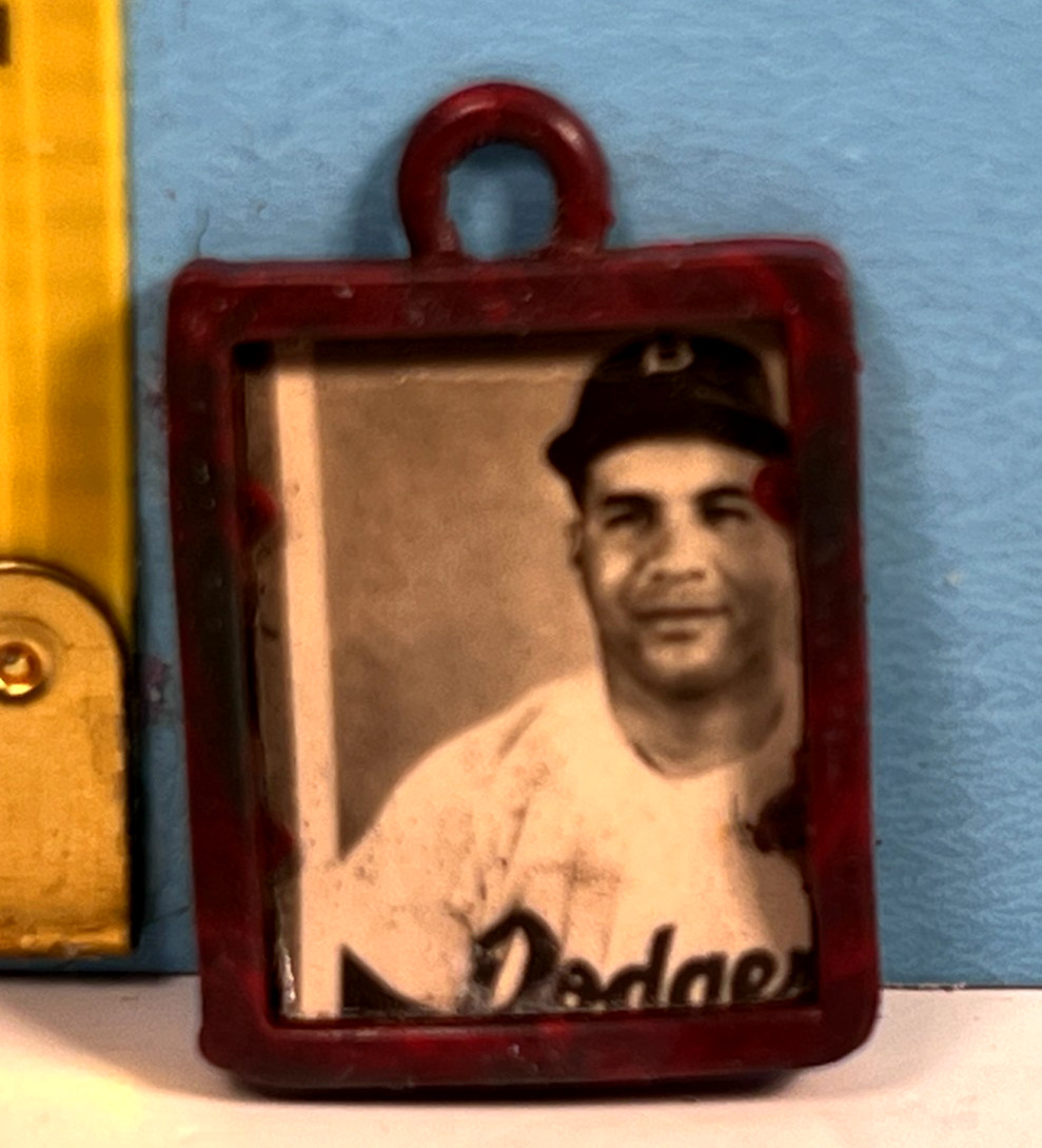 Vintage Baseball Vending Gumball Machine Charms Brooklyn Dodgers ROY CAMPANELLA Vintage Baseball Vending Gumball Machine Charms Brooklyn Dodgers ROY CAMPANELLA
