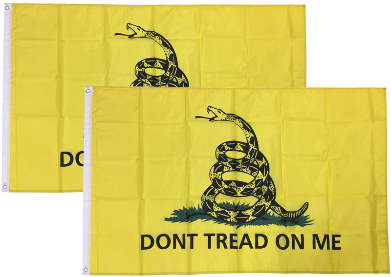 2 PACK 3x5 Ft Gadsden DONT TREAD ON ME Culpepper Rattlesnake Tea Party Flag 100D 2 PACK 3x5 Ft Gadsden DONT TREAD ON ME Culpepper Rattlesnake Tea Party Flag 100D