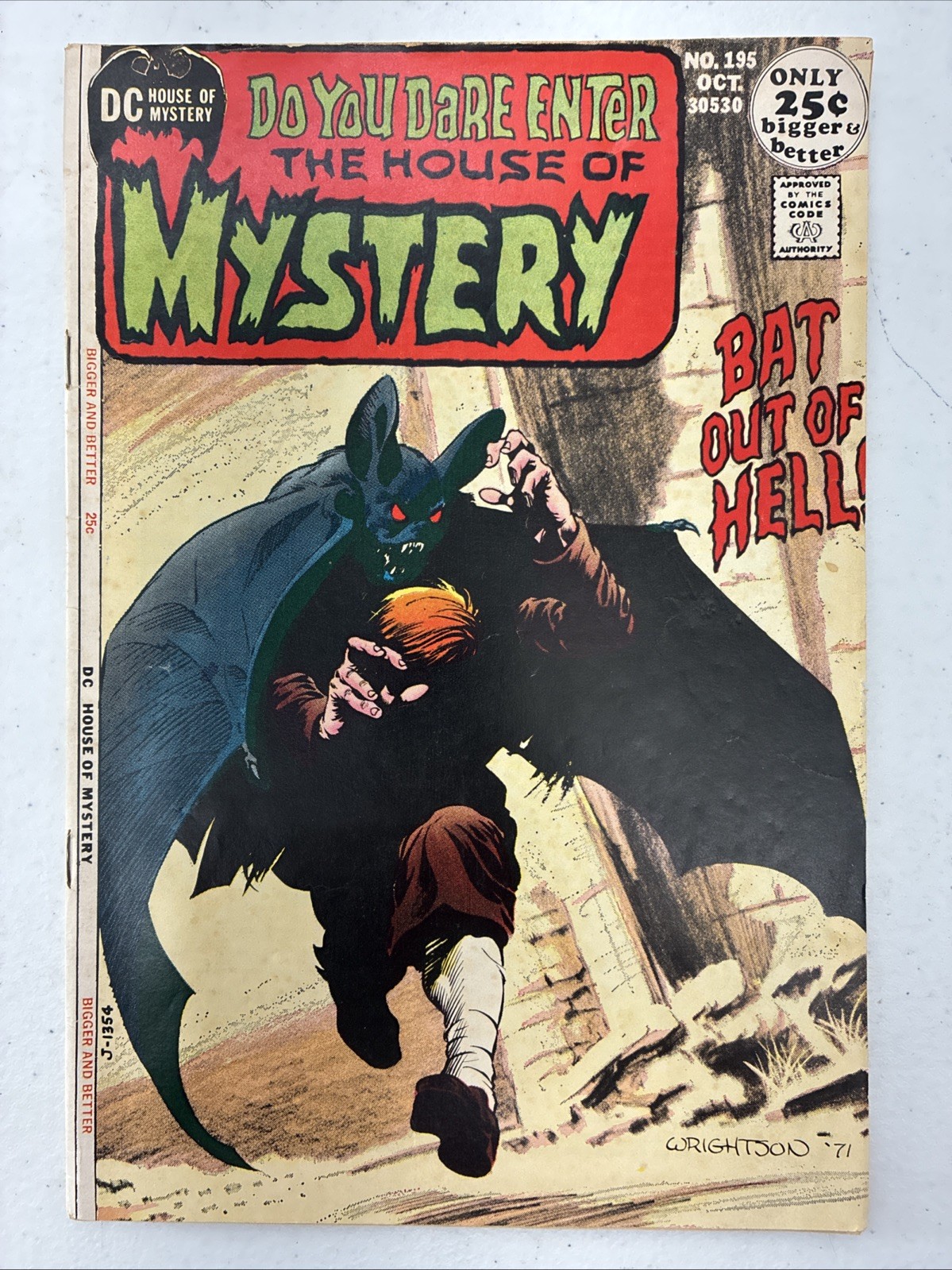 House of Mystery #195 (DC 1971) Wrightson House of Mystery #195 (DC 1971) Wrightson
