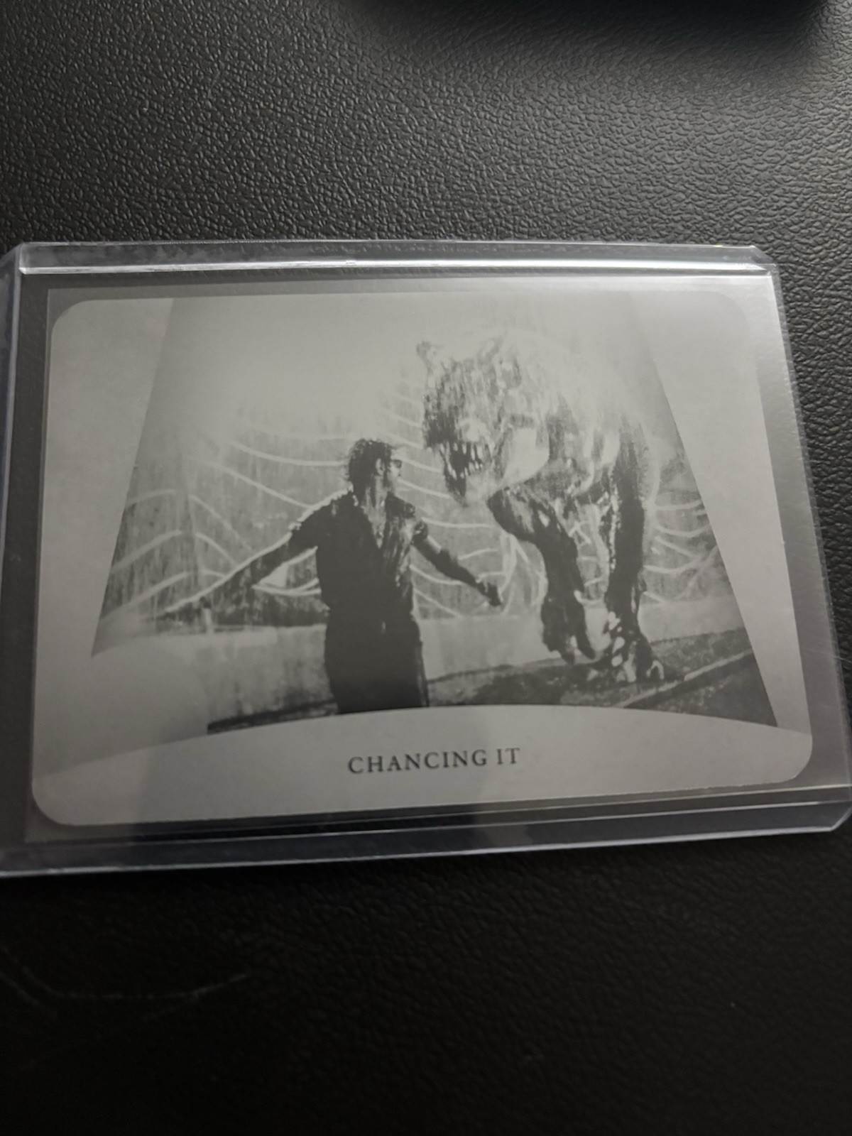 2026 Jurassic Park Cryptozoic 1/1 Black Printing Plate Ian Malcolm T-Rex Chase