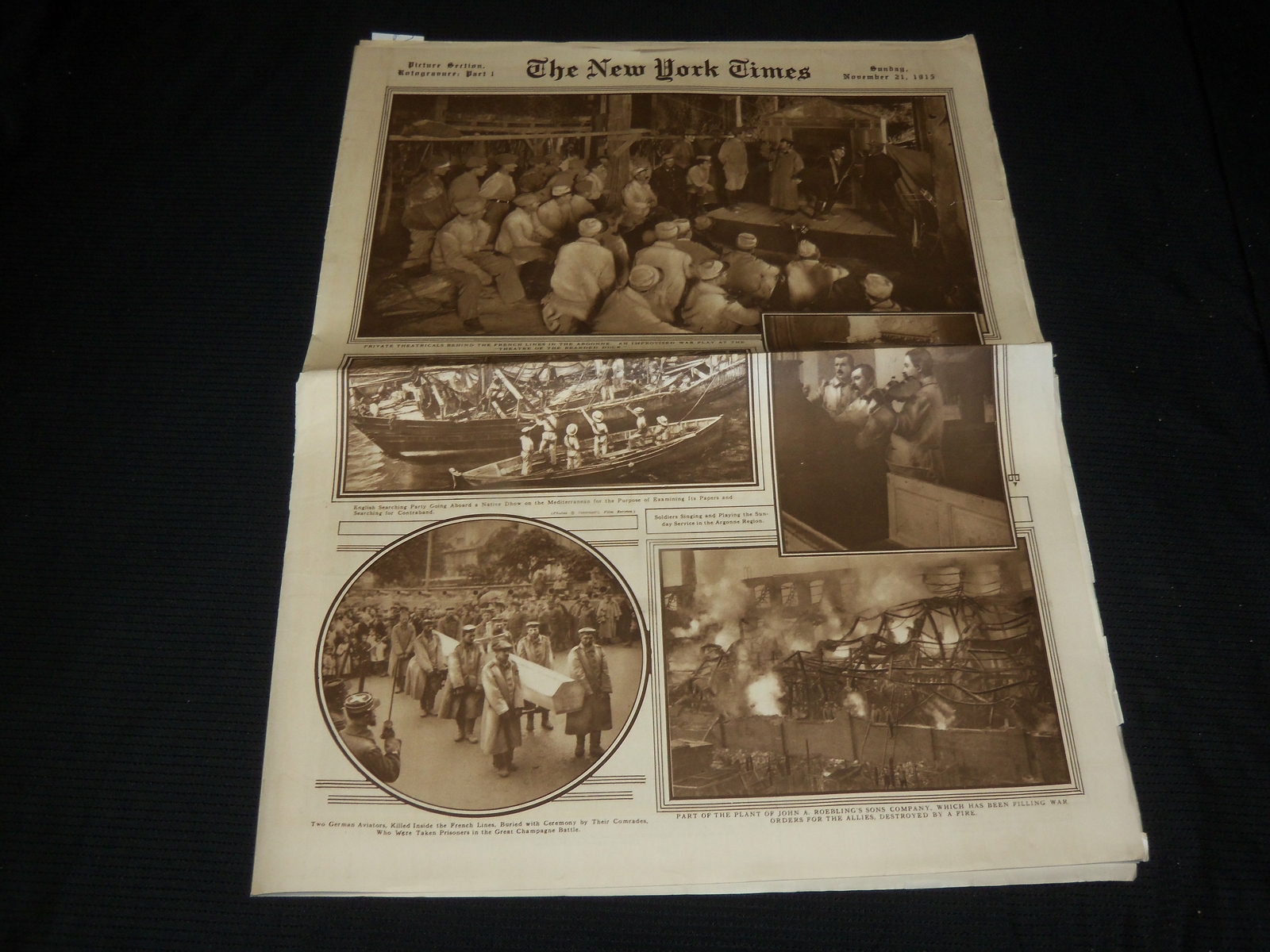 1915 NOVEMBER 21 NEW YORK TIMES PICTURE SECTION - WINSTON CHURCHILL - NP 5600 1915 NOVEMBER 21 NEW YORK TIMES PICTURE SECTION - WINSTON CHURCHILL - NP 5600