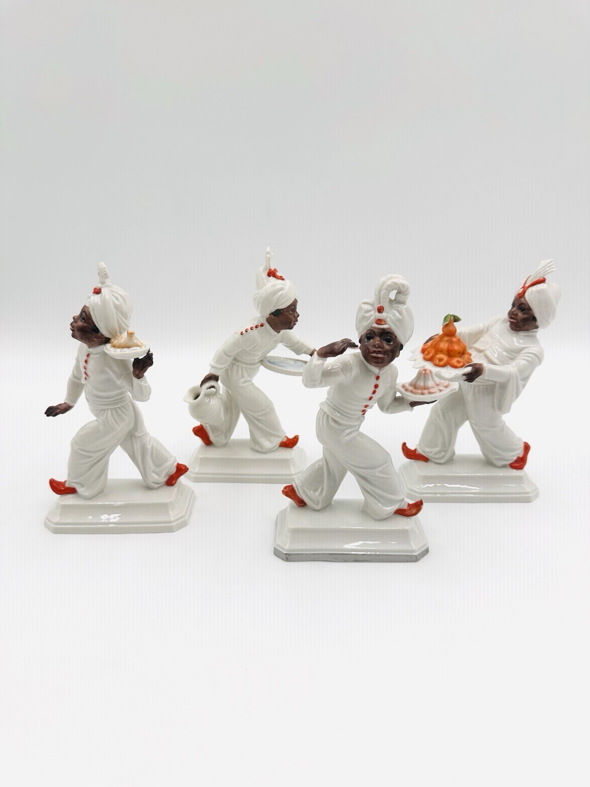 SET of 4 Rosenthal Figurines Hugo Meisel Made In Germany Vintage