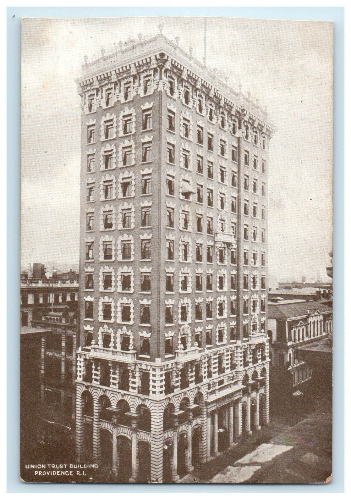 c1905s Union Trust Building, Providence Rhode Island RI Unposted Postcard c1905s Union Trust Building, Providence Rhode Island RI Unposted Postcard