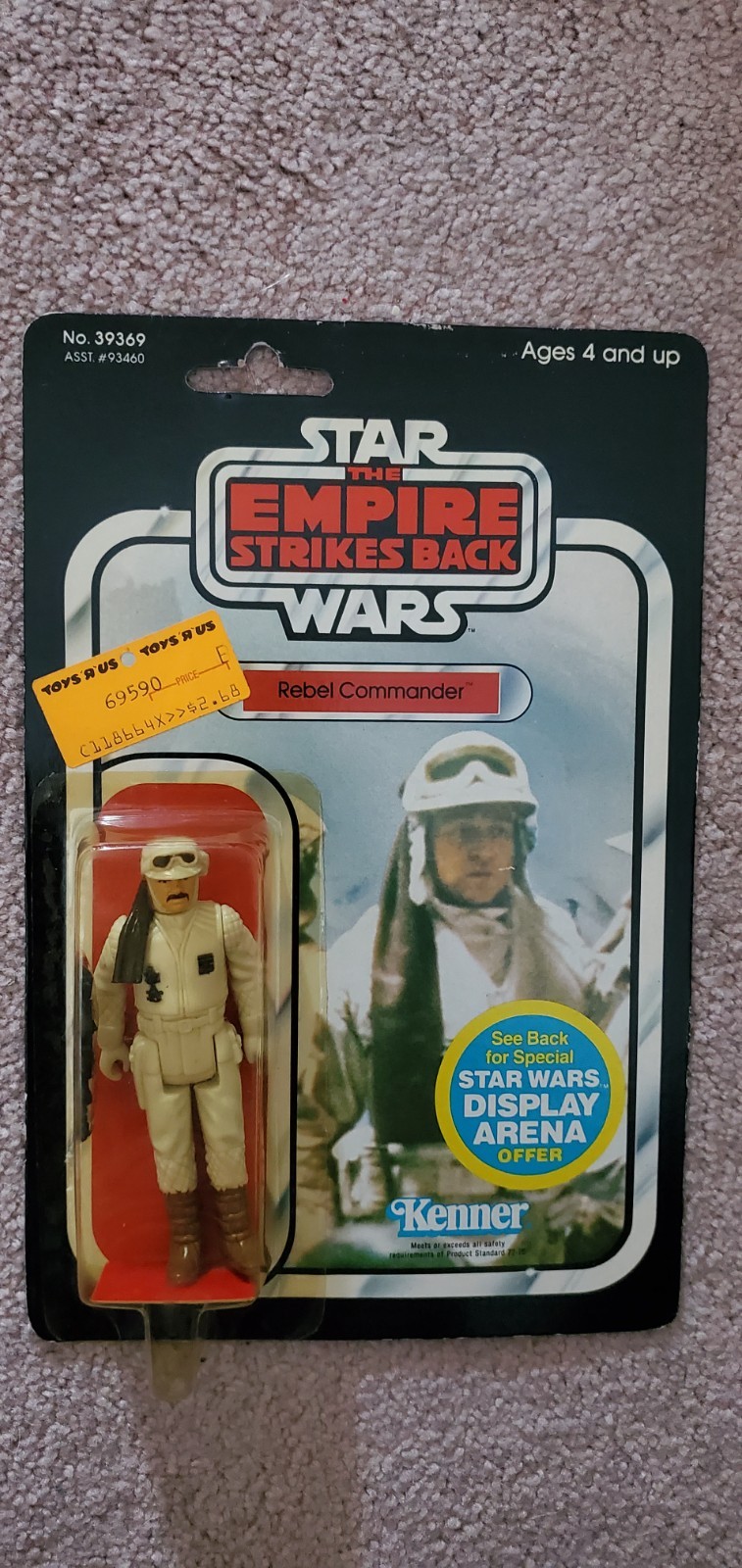 NEW, Vintage & Original-1981 Star Wars The Empire Strikes Back: REBEL COMMANDER