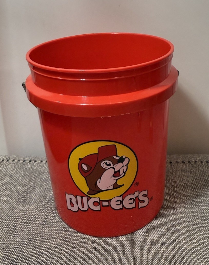 Buc-ee’s Bucket Official Bucees Logo Collectible Souvenir Pail Quick Ship Buc-ee’s Bucket Official Bucees Logo Collectible Souvenir Pail Quick Ship
