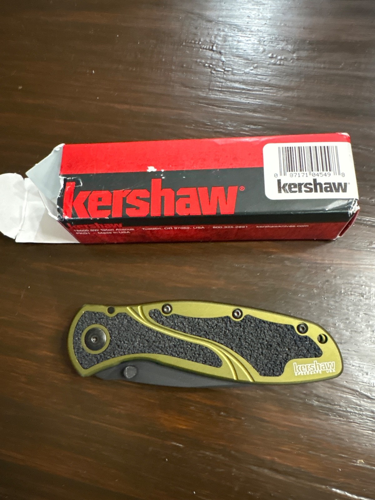 Kershaw Blur Folding Pocket Knife - Olive/Black (1670OLBLK)