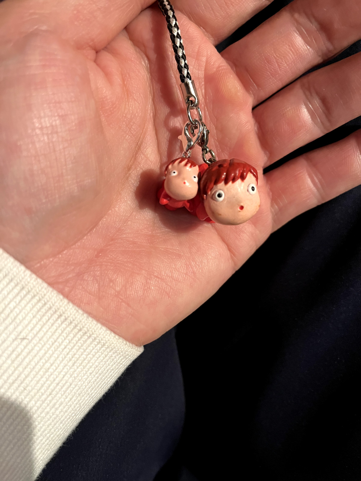 Vintage Studio Ghibili Ponyo On The Cliff By The Sea Mini Figure Charms 2x Vintage Studio Ghibili Ponyo On The Cliff By The Sea Mini Figure Charms 2x