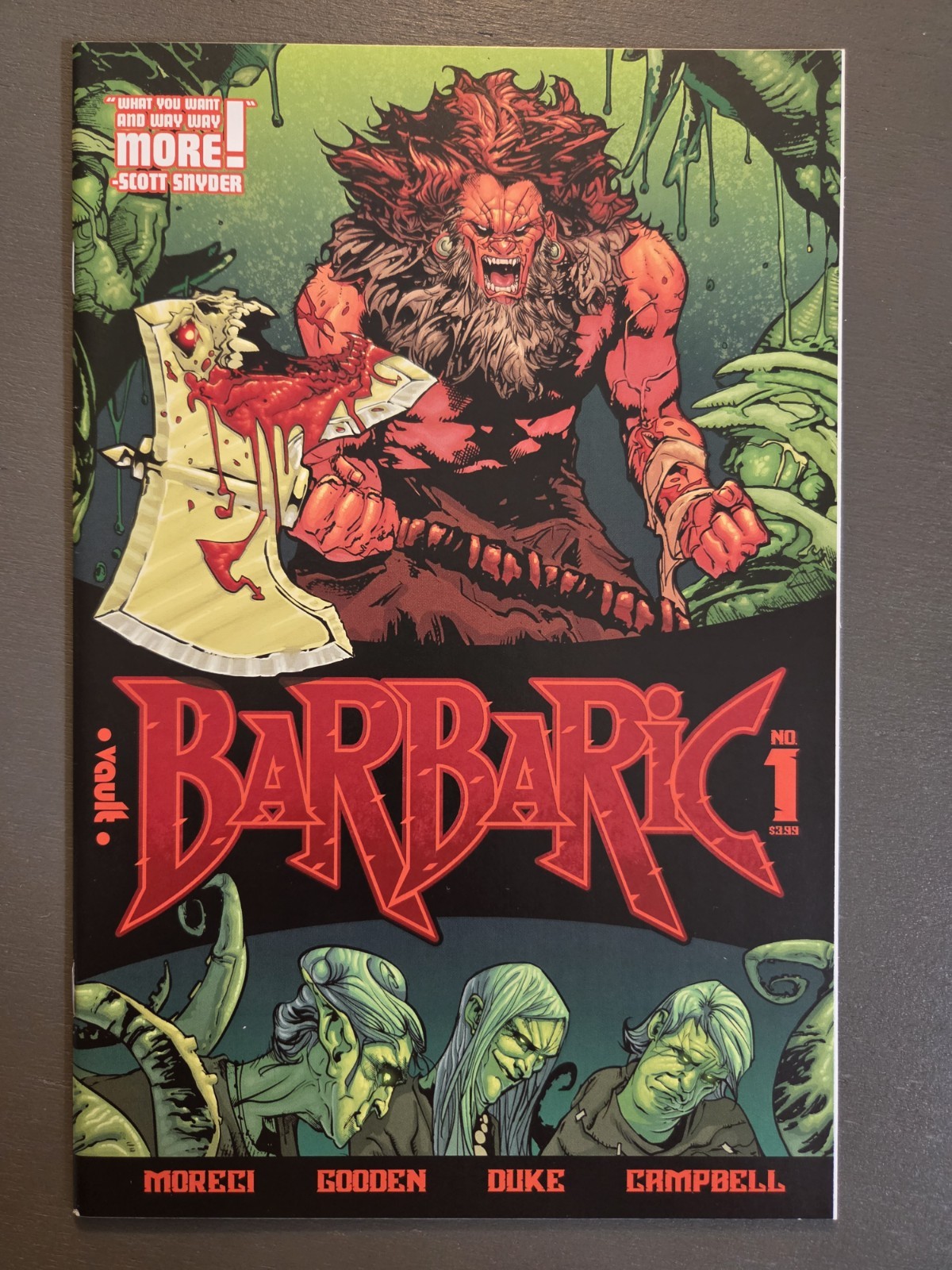 Barbaric #1 1st Printing A Cover 2021 Vault Comic Optioned