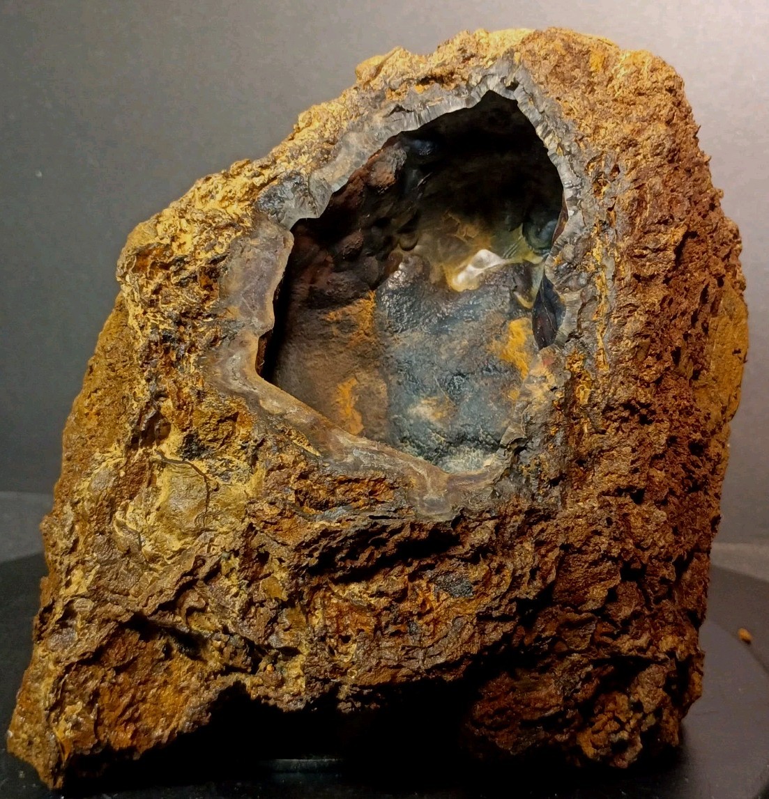4.4lb Ketcherside Gap Boxwork Vug - Botryoidal Hematite & Pyrolusite w/...