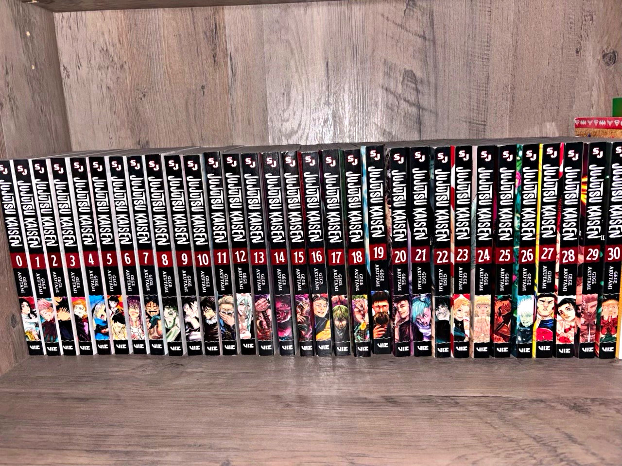Jujutsu Kaisen Manga Lot Vol 0-30 English VIZ Media Gege Akutami