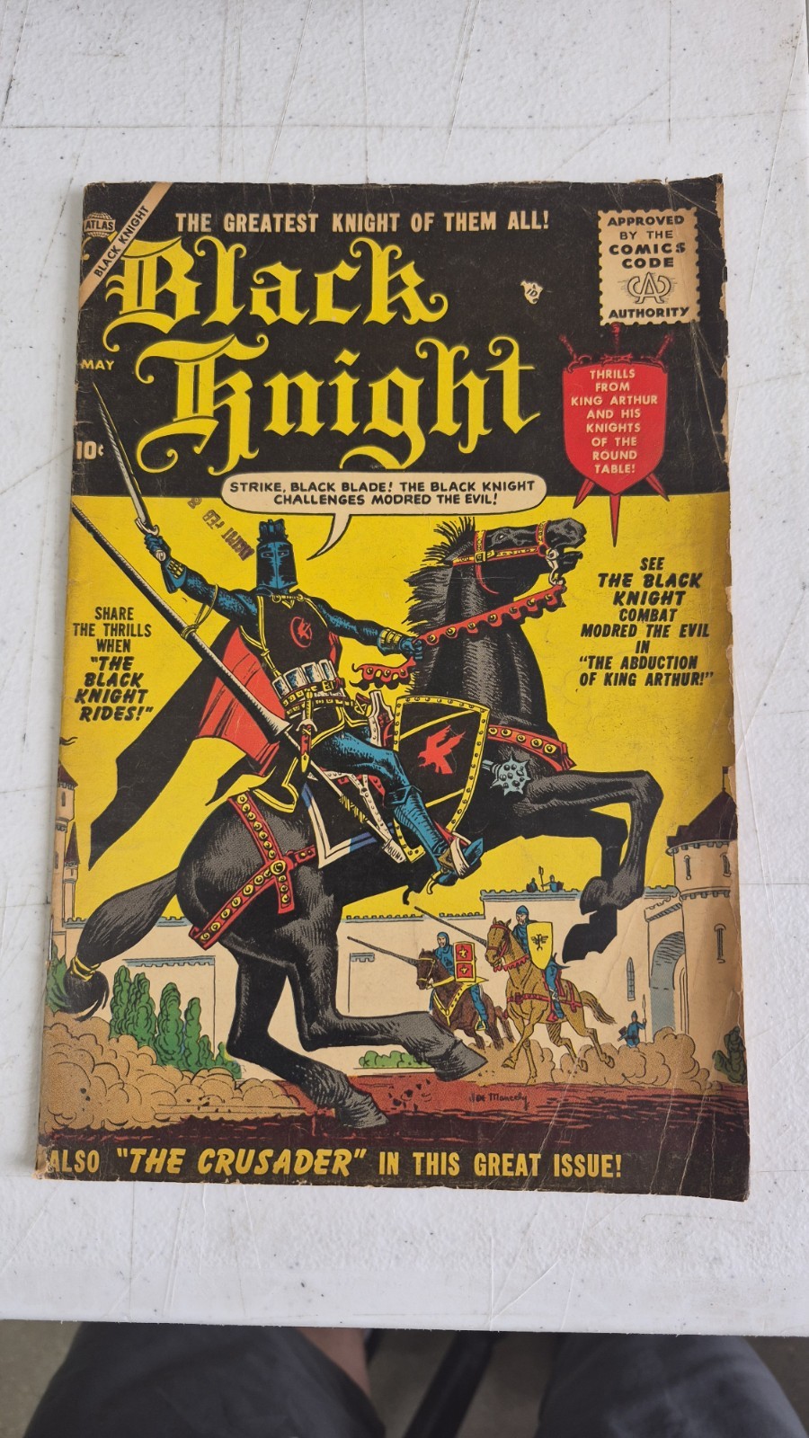 Black Knight #1 (1955) Stan Lee Story Rare Golden Age Atlas Comic Good Condition
