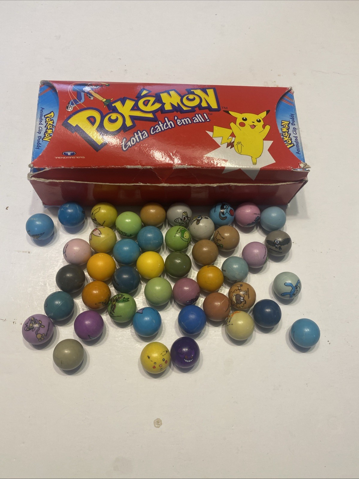 LOT OF 45 2007 Pokémon Jakks Pacific Marbles - Some Hard to Find - Gengar