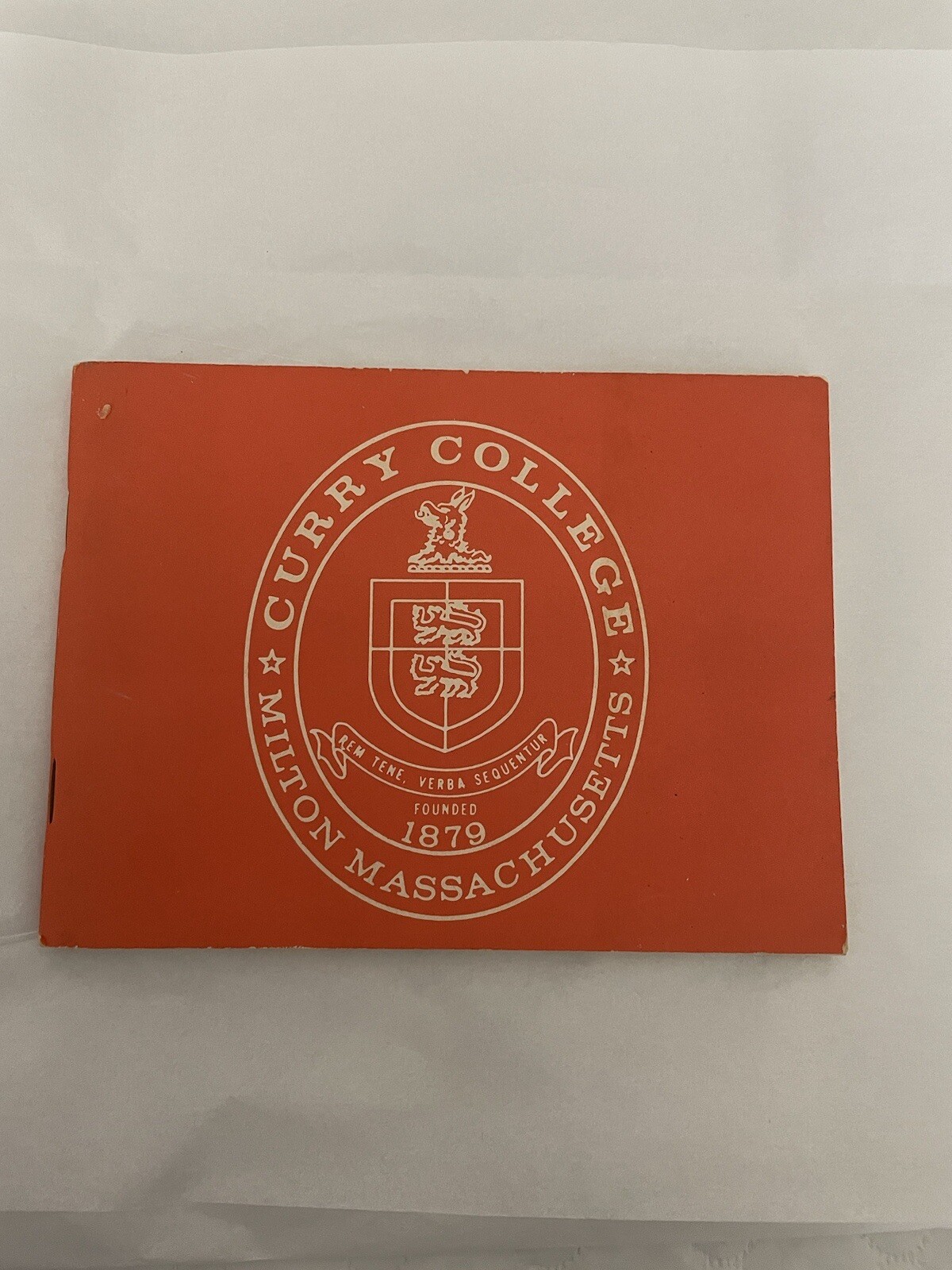 Vintage Late 1960s Curry College Student handbook Vintage Late 1960s Curry College Student handbook
