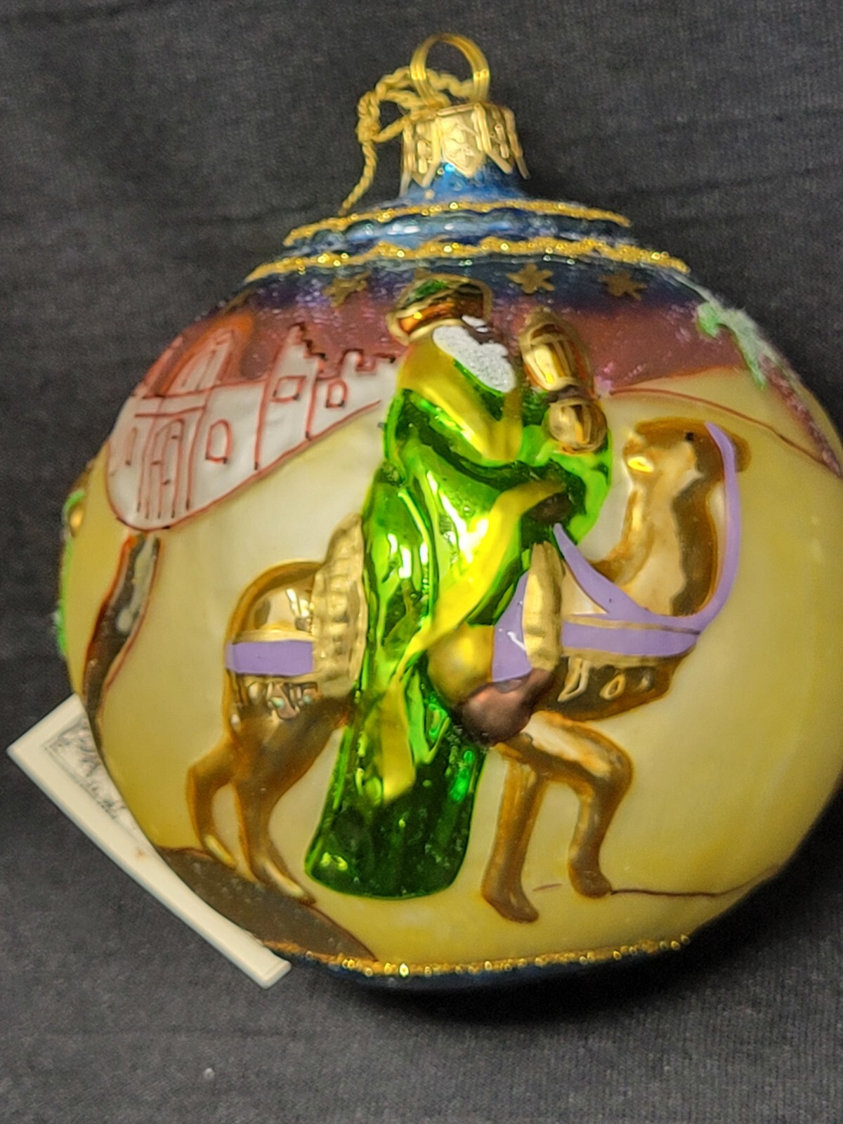 POLONAISE Kurt Adler 3 Kings Ball W/box rare AP1166 Christmas ornament POLONAISE Kurt Adler 3 Kings Ball W/box rare AP1166 Christmas ornament