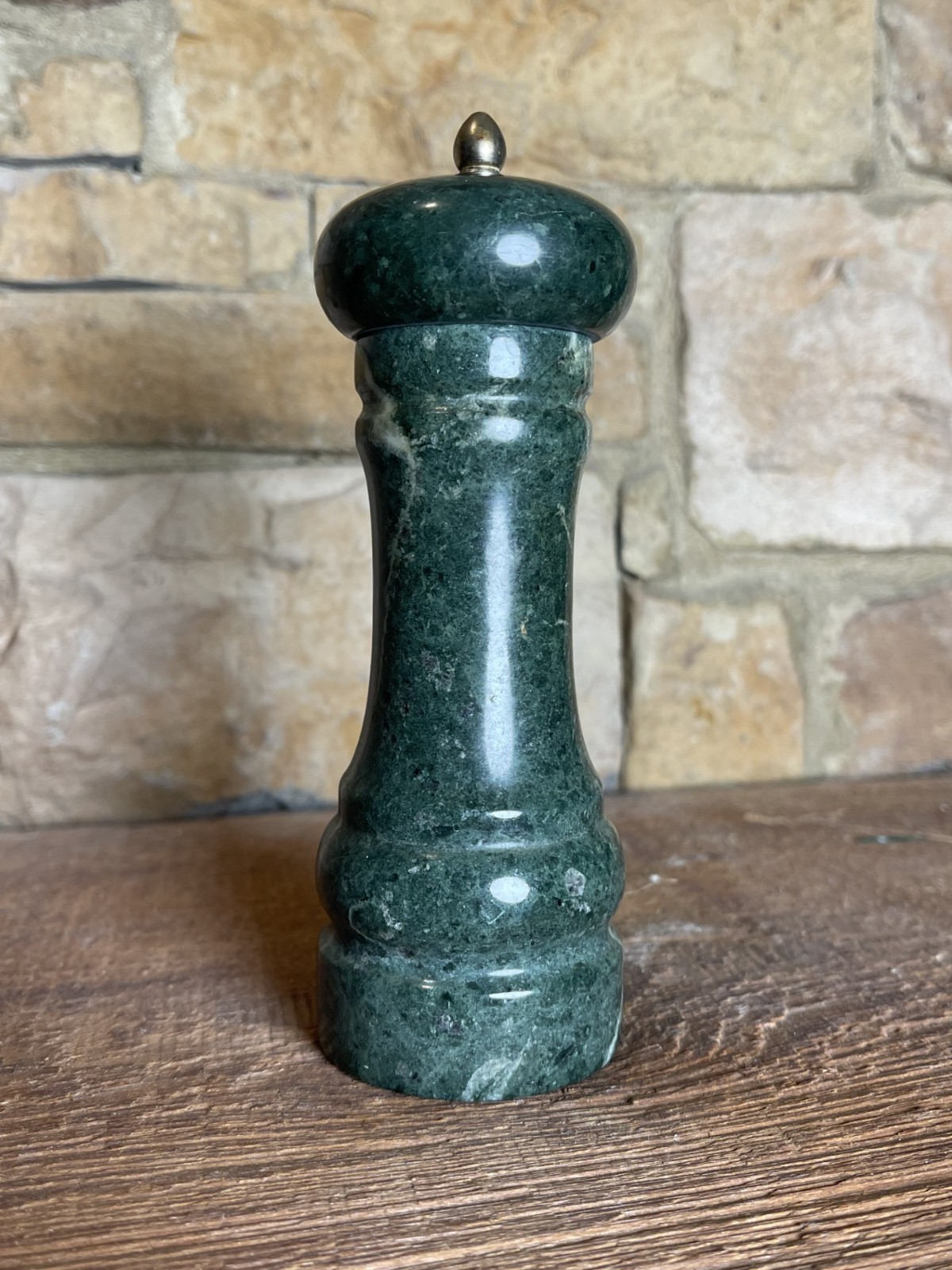 Vintage Green Marble Pepper Grinder 6 Vintage Green Marble Pepper Grinder 6