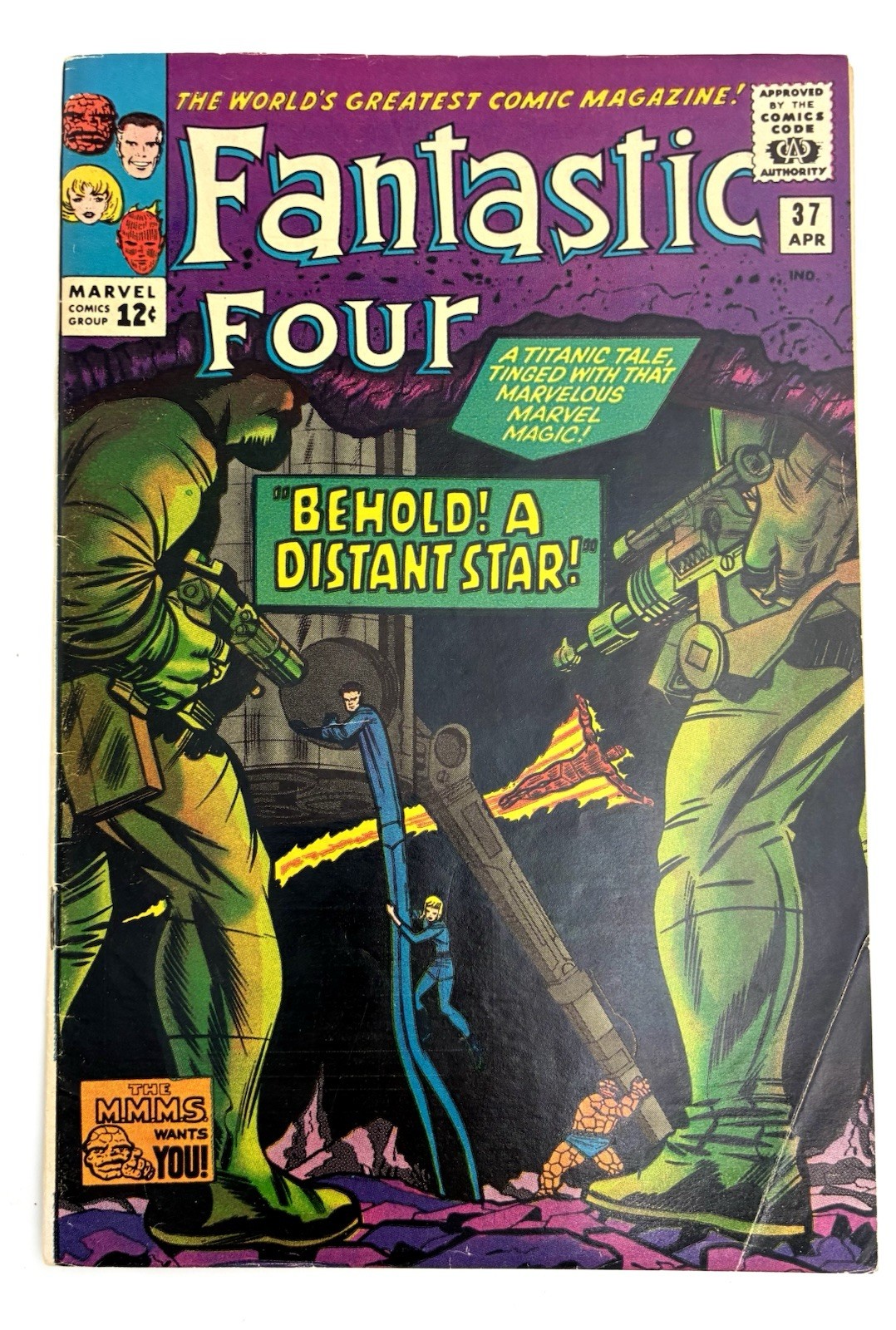 Fantastic Four #37 1965 7.0 F/VF Classic Silver Age