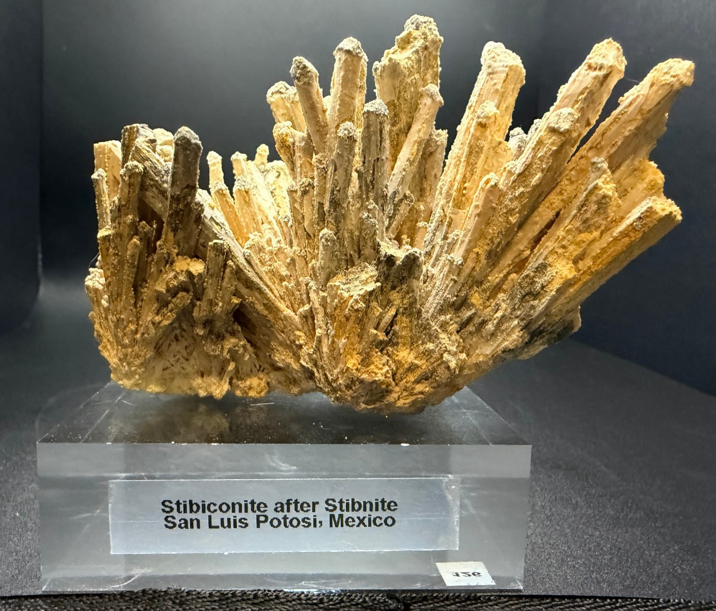 Stibiconite after Stibnite, Wadley, San Luis Potosi, Mexico ex Lou Conti
