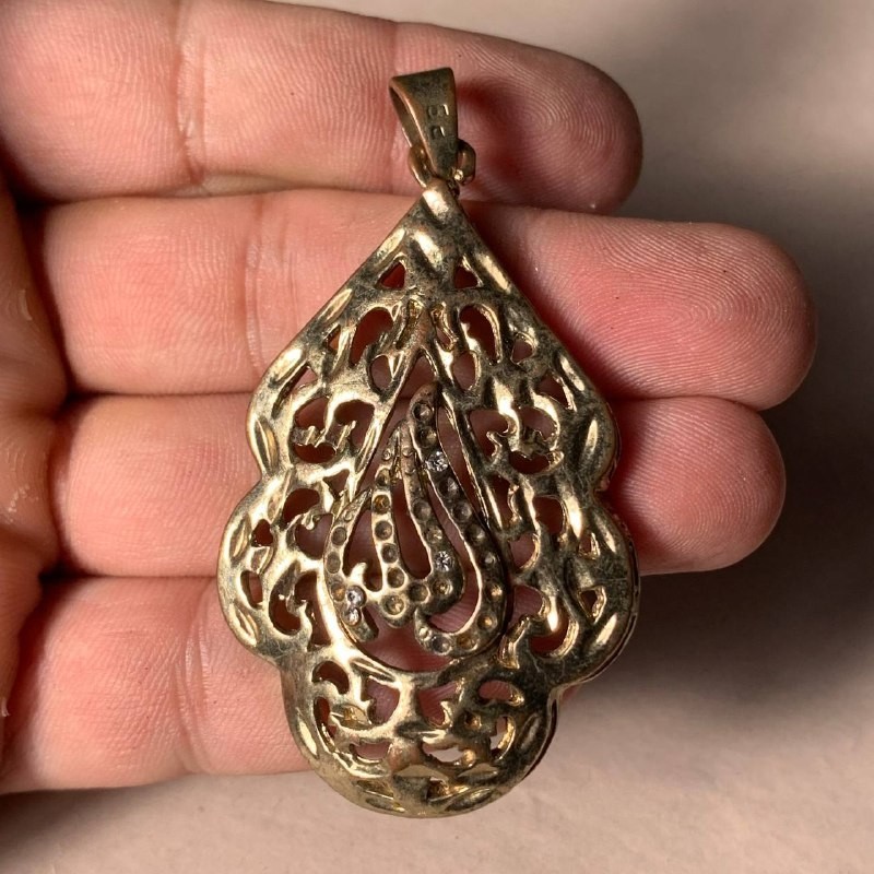 RARE ANCIENT ARABIC AMULET WITH AMAZING ENGRAVED STUNNING AUTHENTIC