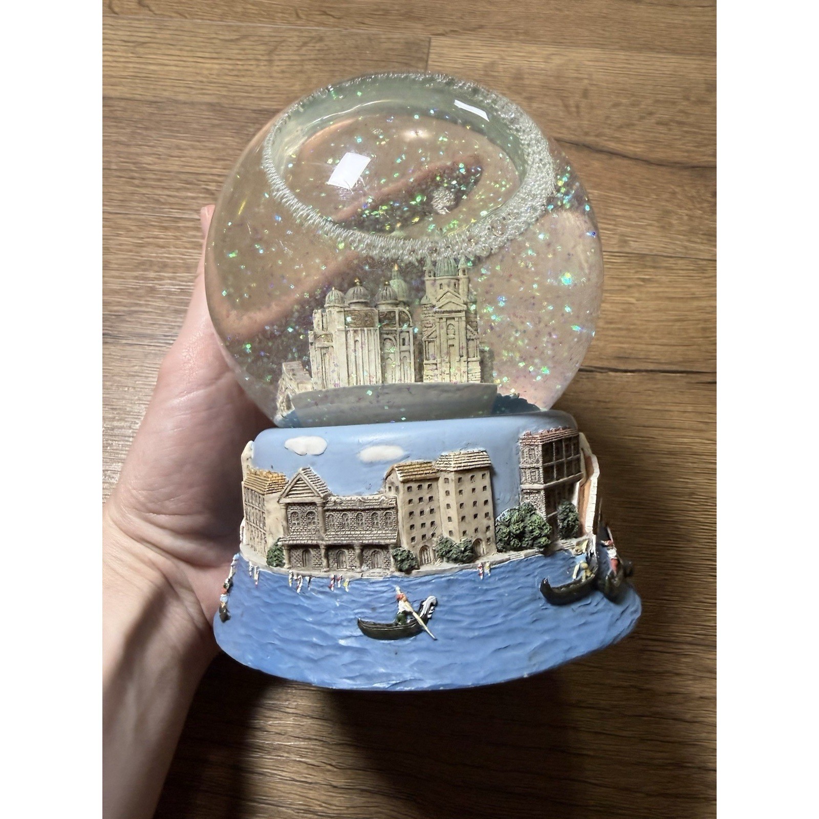 VENICE, ITALY Musical Snow Globe Plays O Sole Mio By Three Jays Imports JJJ