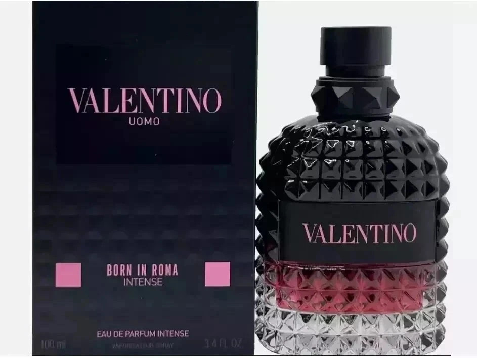 VALENTINO UOMO Born In Roma Intense EDP Spray 3.4 Oz / 100 ml Perfume for Men...