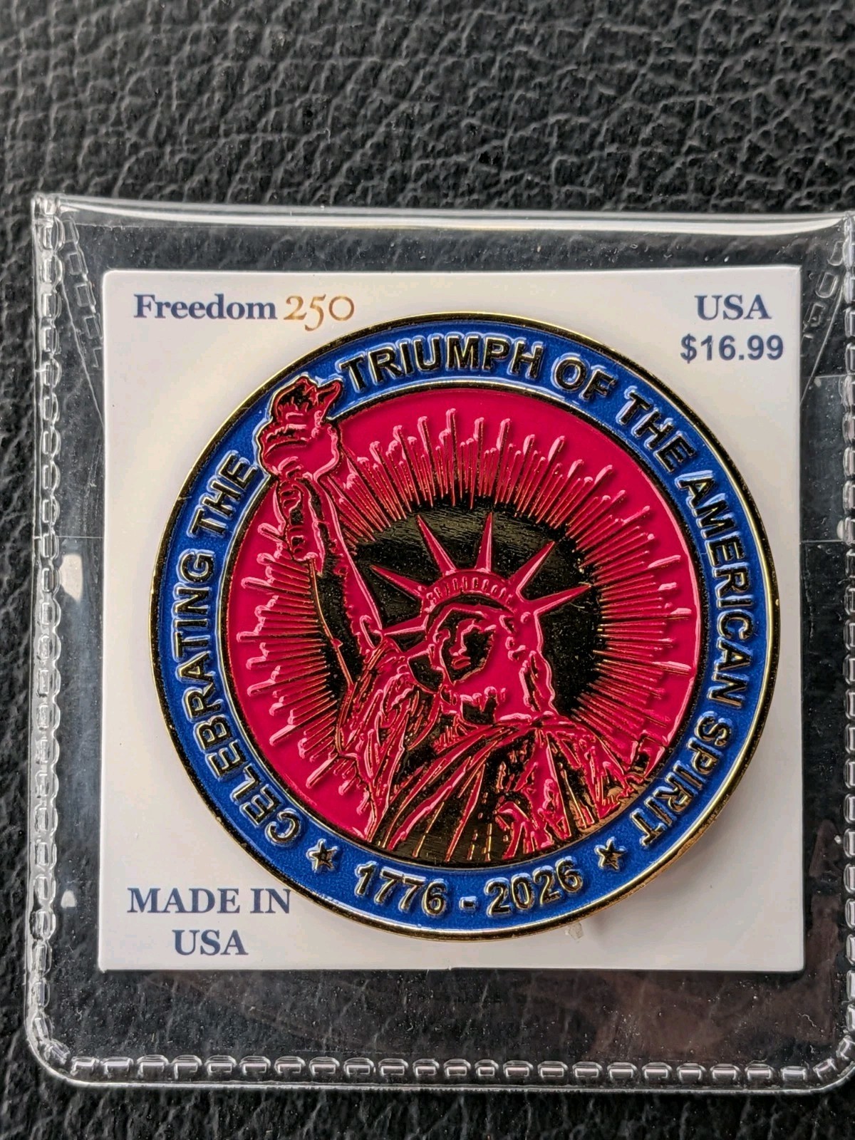 Freedom 250 USPS Ltd Edition Coin Statue of Liberty $8