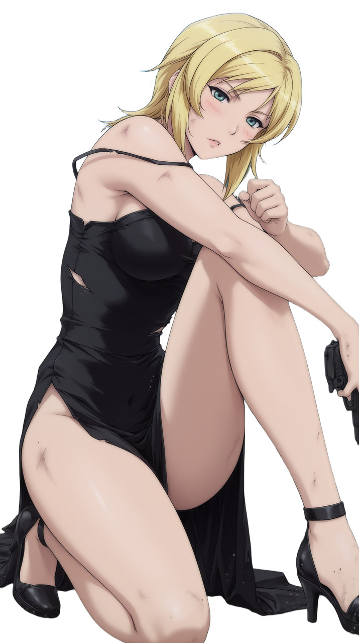 Aya Brea Fighting Pose Vinyl Car Decal Sticker 7\