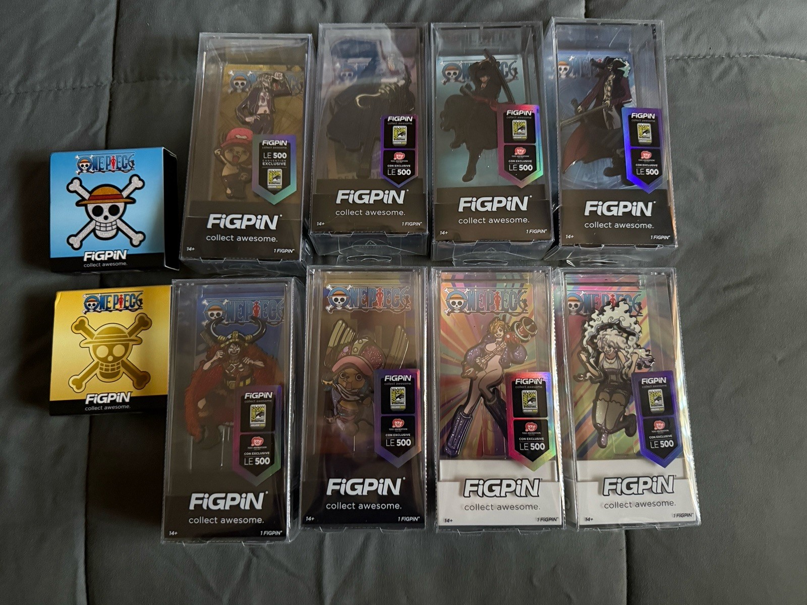 SDCC 2026 One Piece FigPin Set LE 500 + Jolly Roger Toei Animation