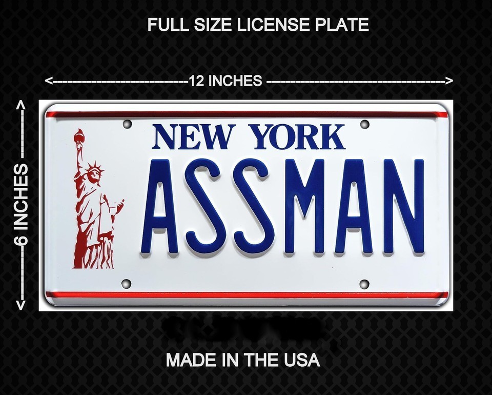 KRAMER IS THE ASSMAN NEW YORK TIN SIGN SEINFELD FULL SIZE ALUMINUM