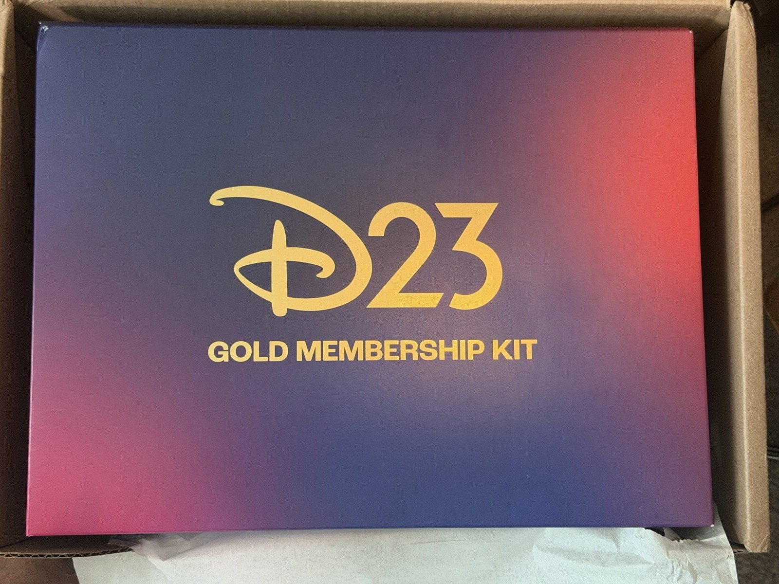 2026 Disney D23 Gold Membership Kit Mickey Statue Pin Lorcana COMPLETE SET
