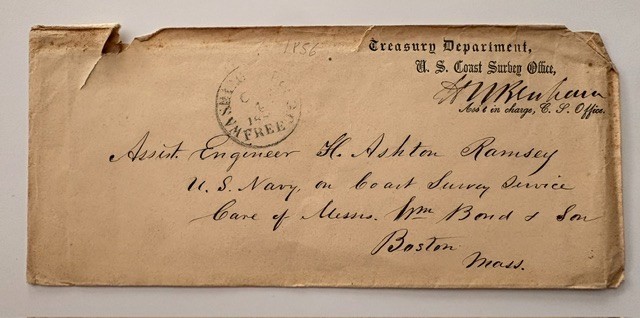 GEM Vintage 1860s Envelope: H. A. Ramsay: \