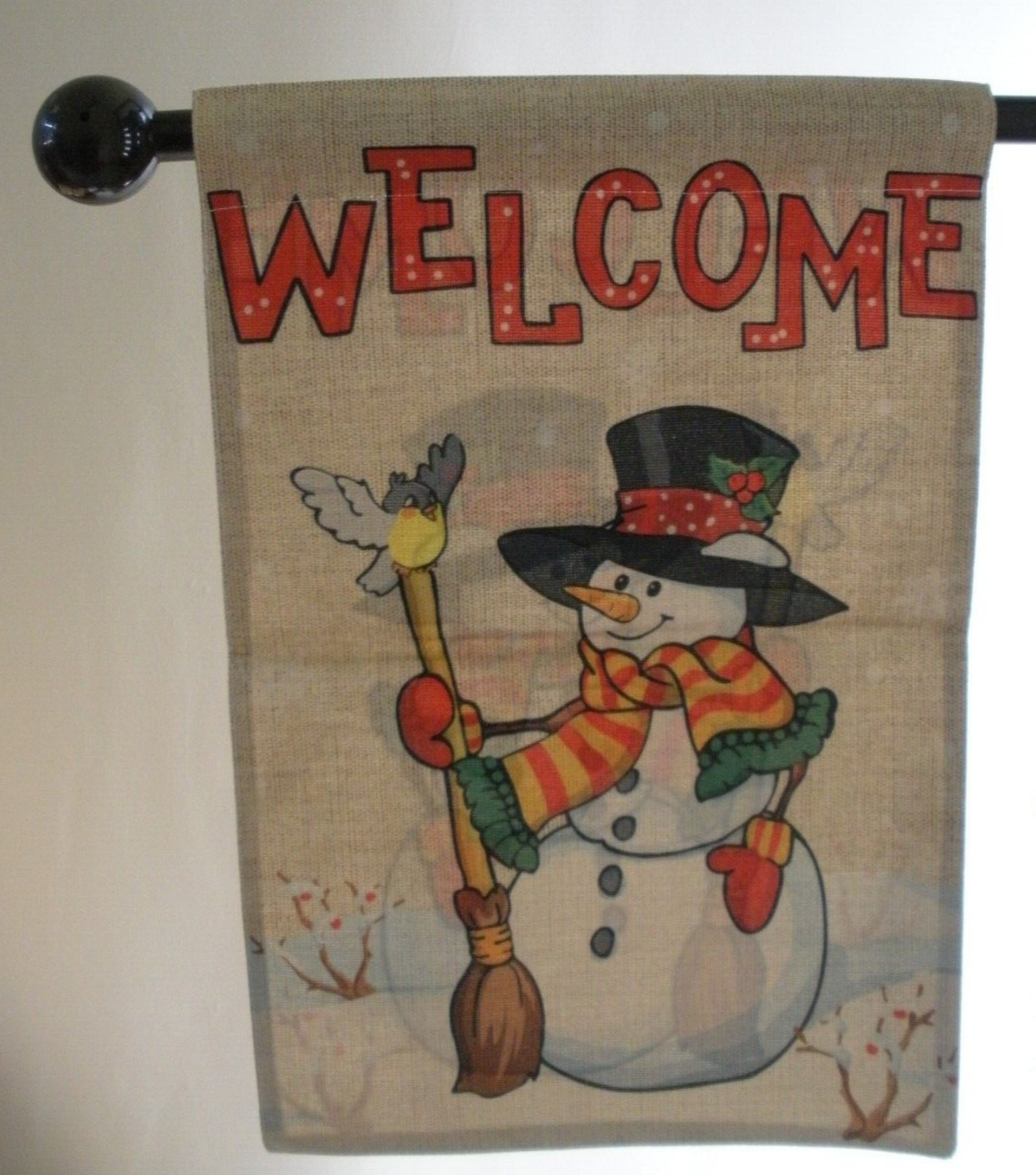 New Set of 4 Holiday Banners/Flags 12.4 X 18.2\